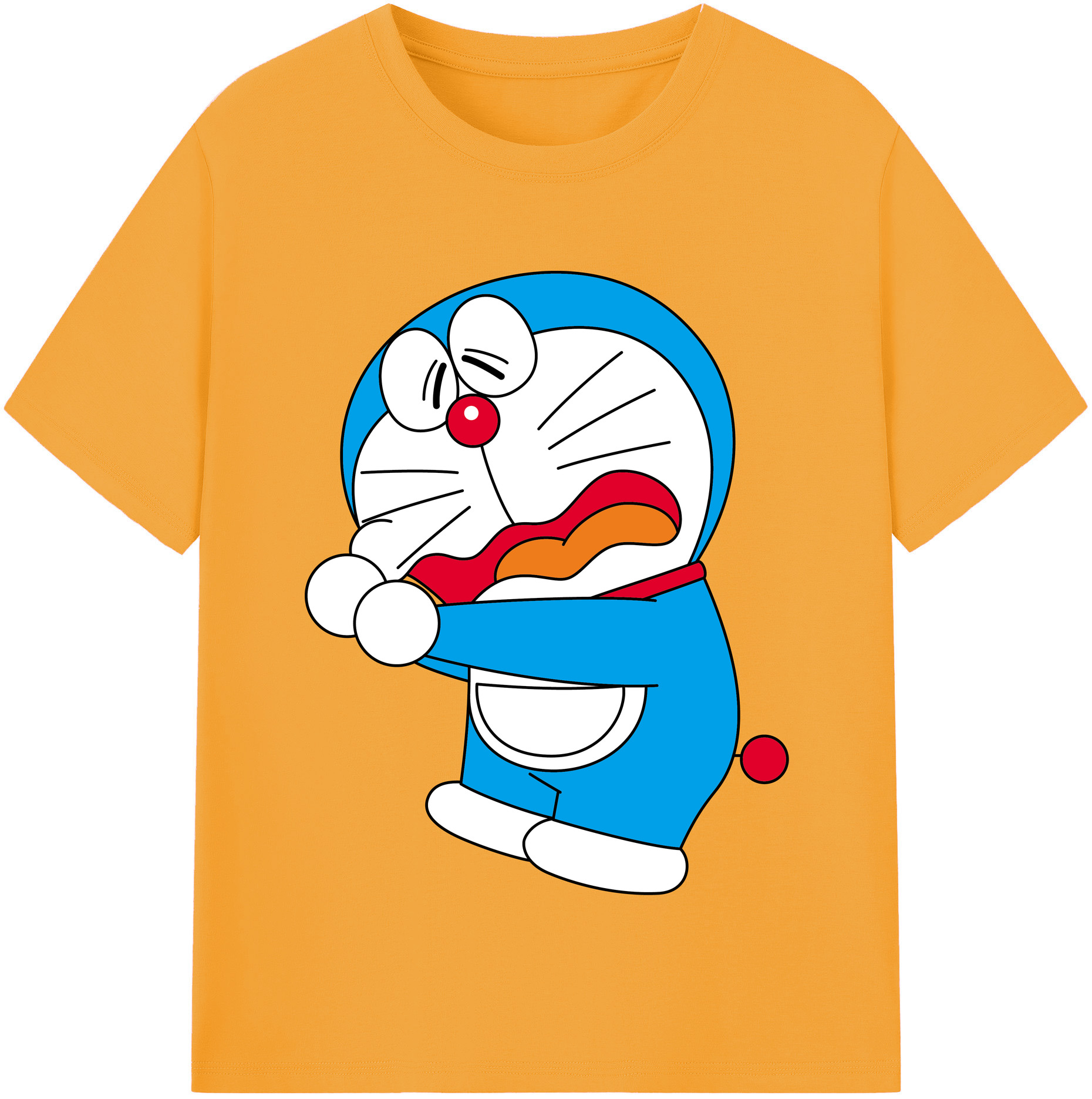 （画像用） ドラえもん Doraemon 綿100％半袖Tシャツ（フロントプリント）
