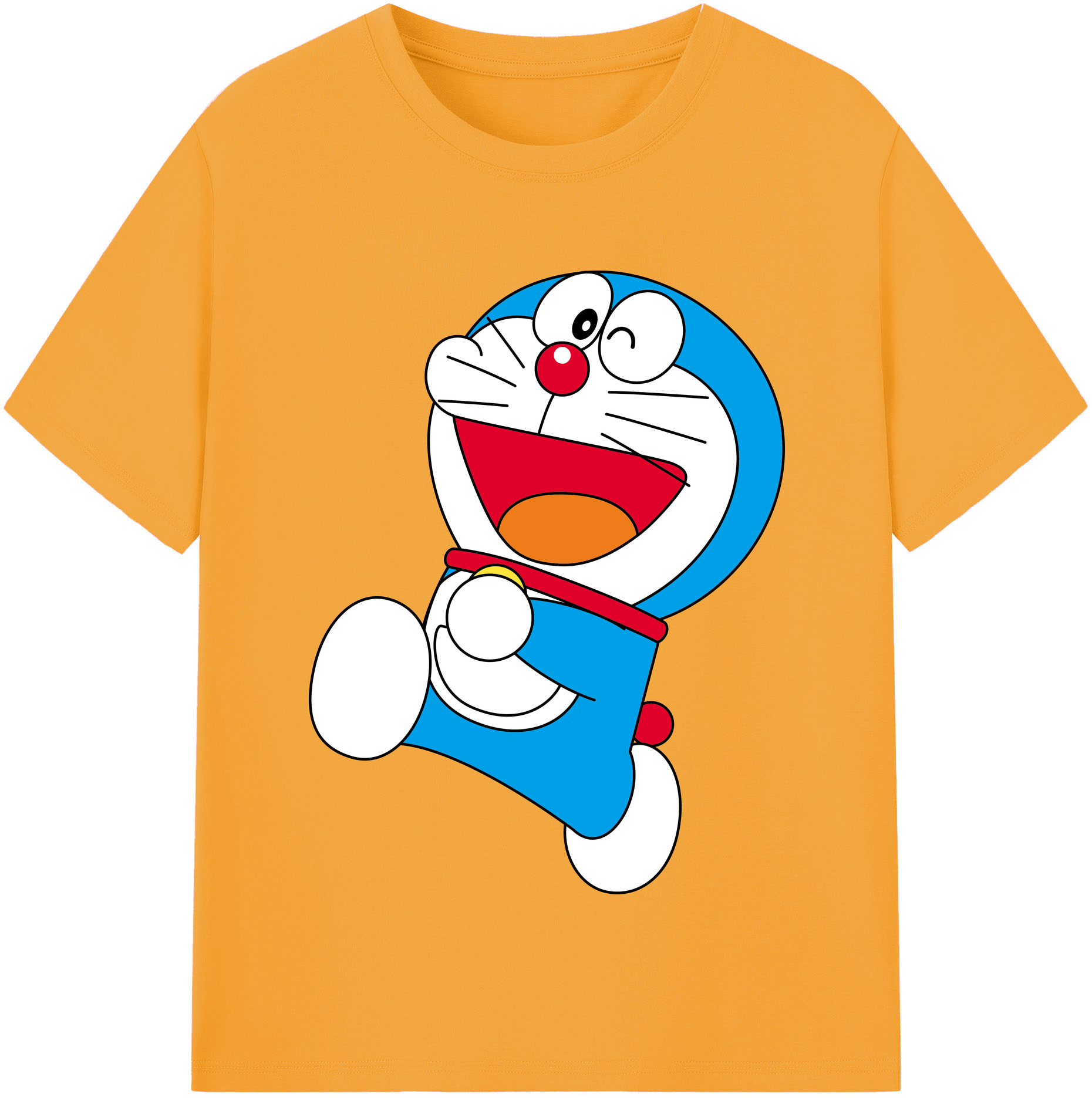 （画像用） ドラえもん Doraemon 綿100％半袖Tシャツ（フロントプリント）