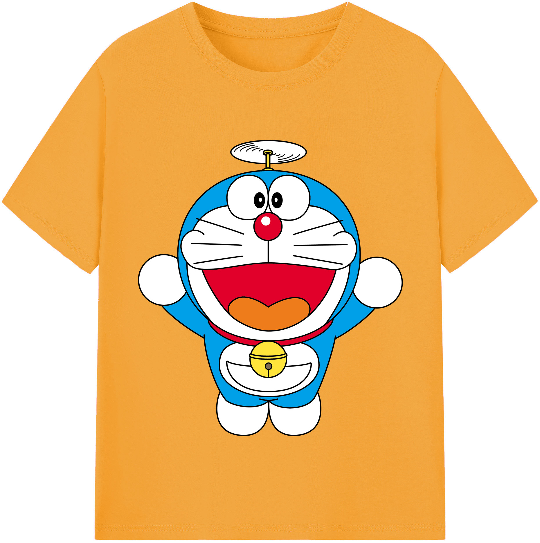 （画像用） ドラえもん Doraemon 綿100％半袖Tシャツ（フロントプリント）