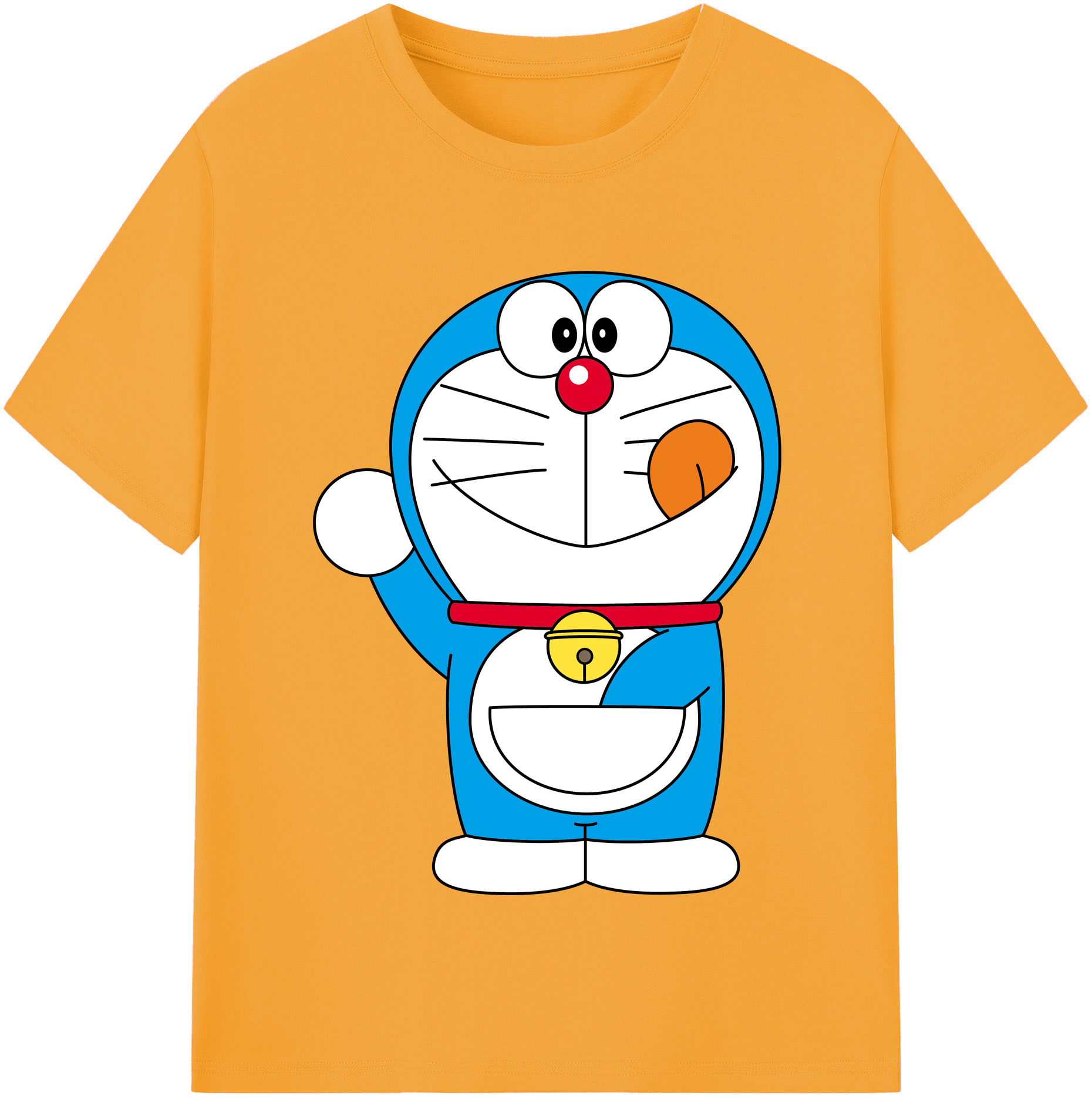（画像用） ドラえもん Doraemon 綿100％半袖Tシャツ（フロントプリント）