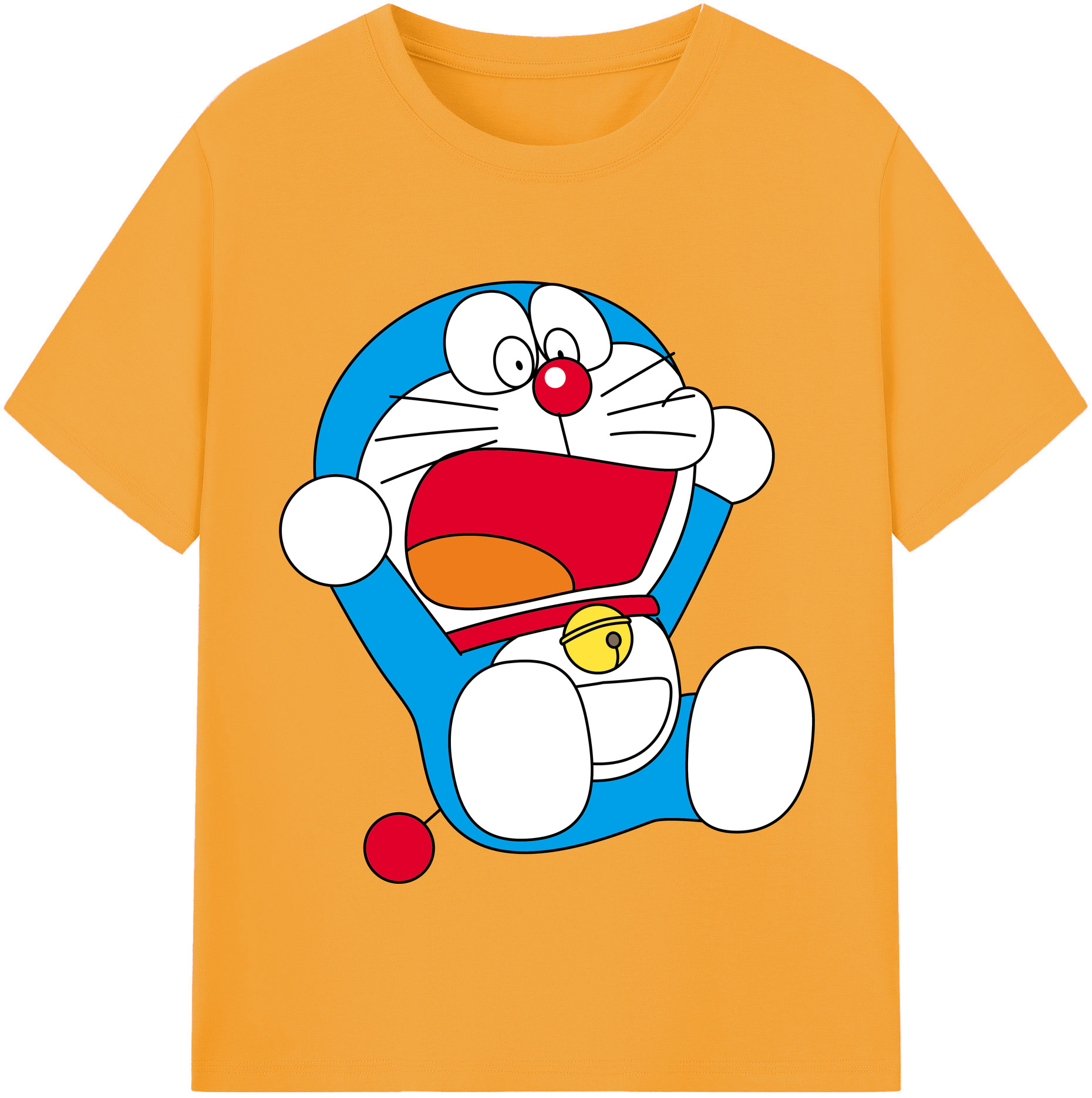 （画像用） ドラえもん Doraemon 綿100％半袖Tシャツ（フロントプリント）