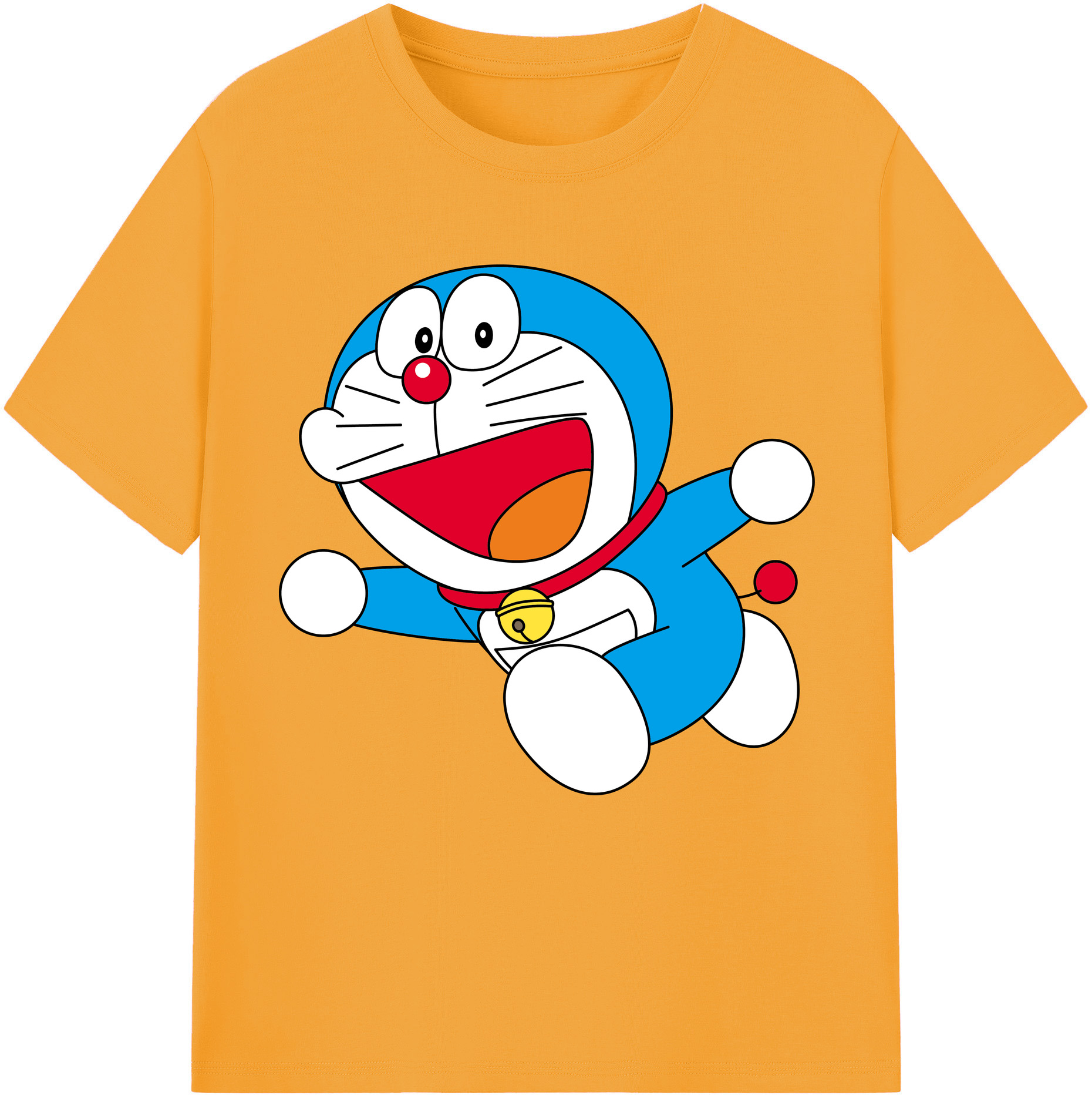 （画像用） ドラえもん Doraemon 綿100％半袖Tシャツ（フロントプリント）