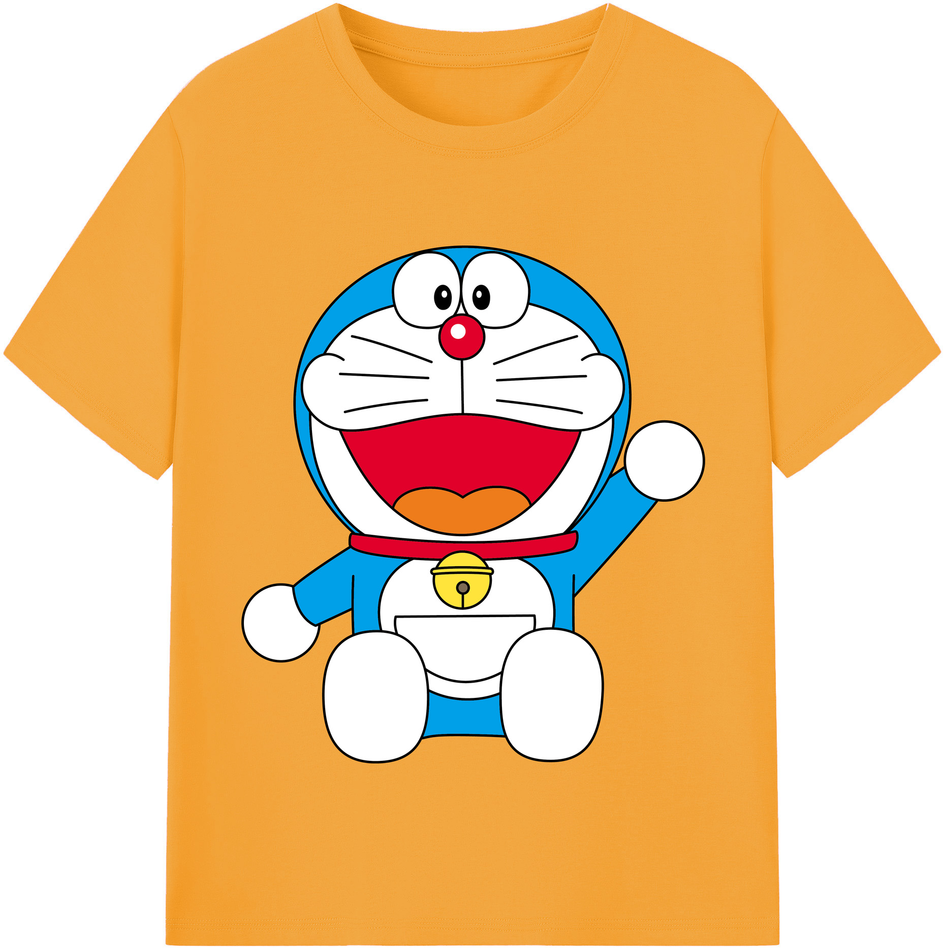 （画像用） ドラえもん Doraemon 綿100％半袖Tシャツ（フロントプリント）