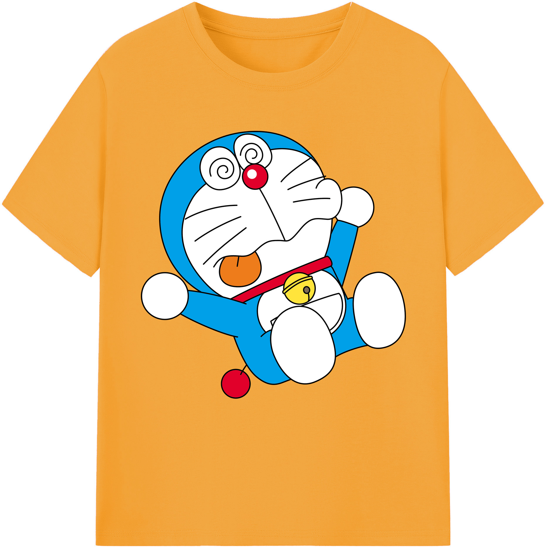 （画像用） ドラえもん Doraemon 綿100％半袖Tシャツ（フロントプリント）