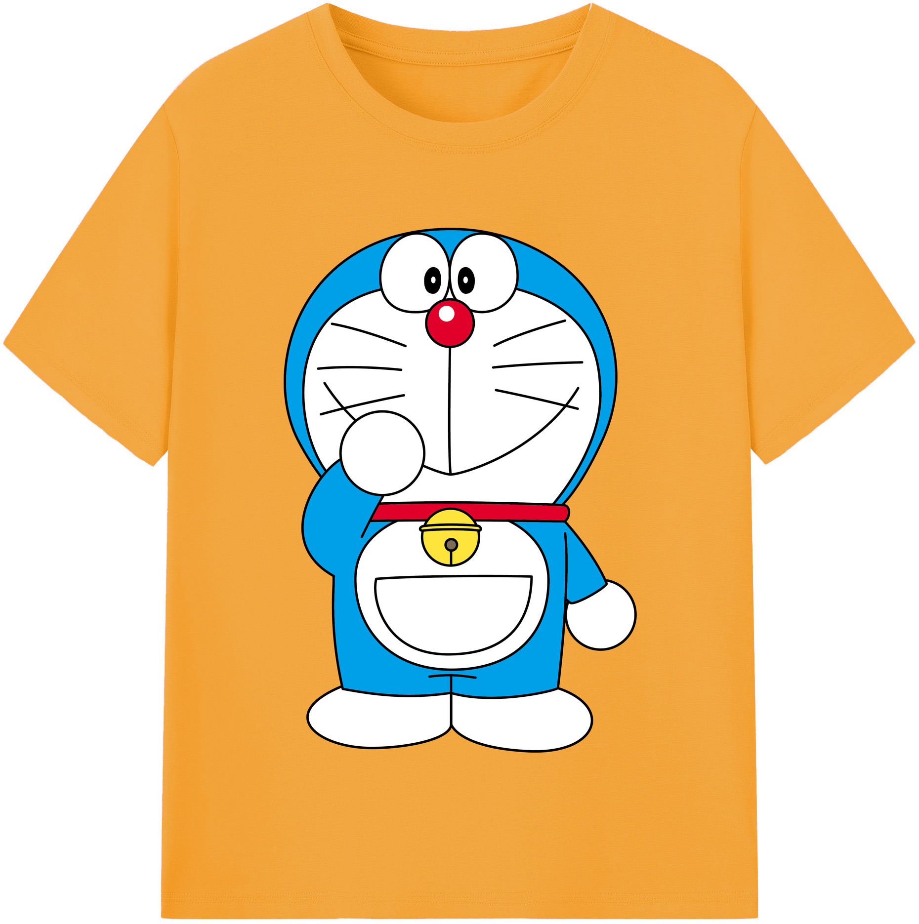 （画像用） ドラえもん Doraemon 綿100％半袖Tシャツ（フロントプリント）