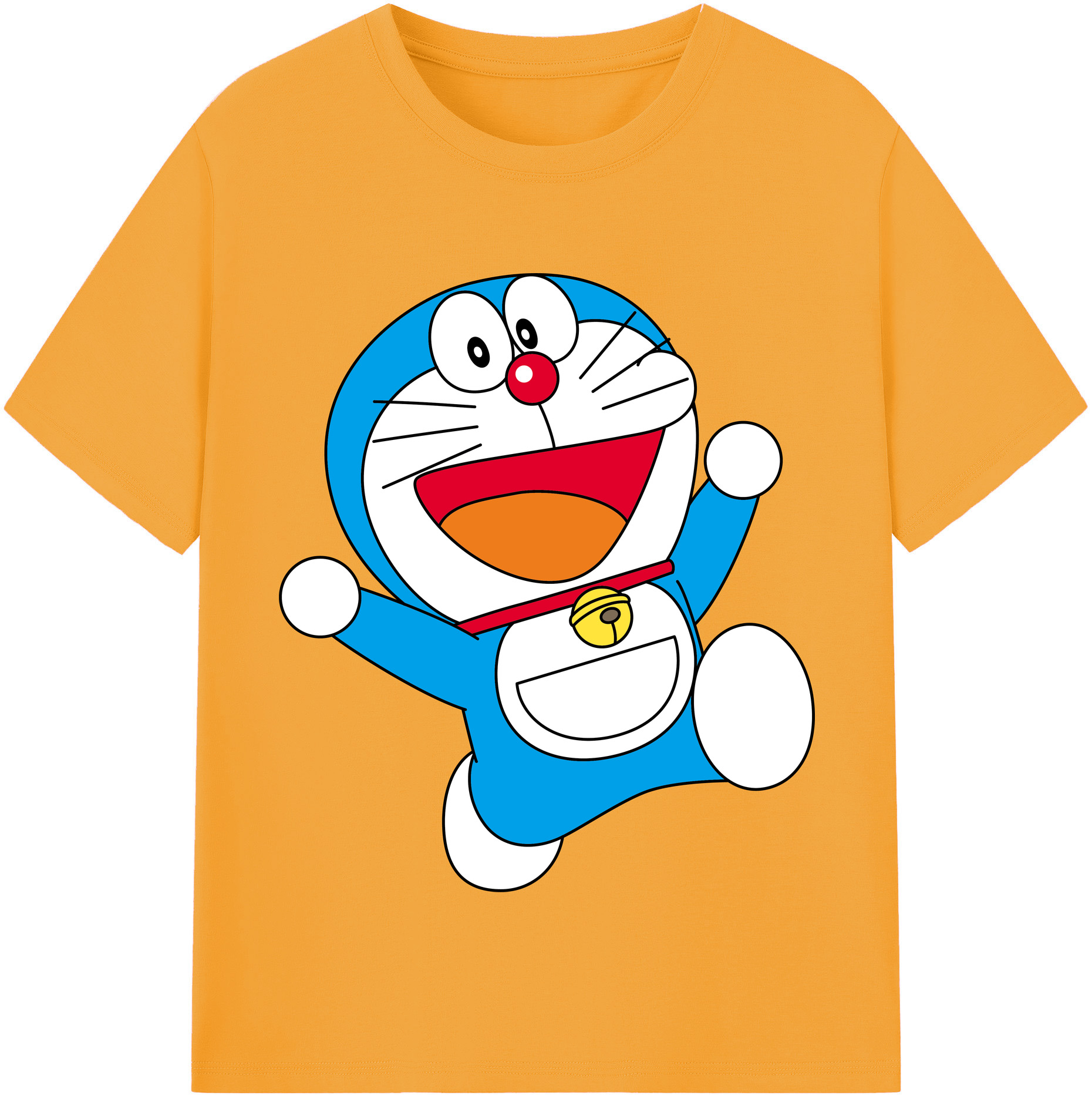 （画像用） ドラえもん Doraemon 綿100％半袖Tシャツ（フロントプリント）