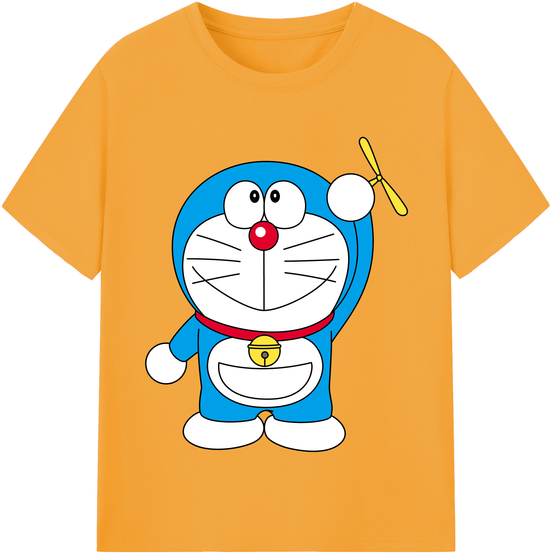 （画像用） ドラえもん Doraemon 綿100％半袖Tシャツ（フロントプリント）
