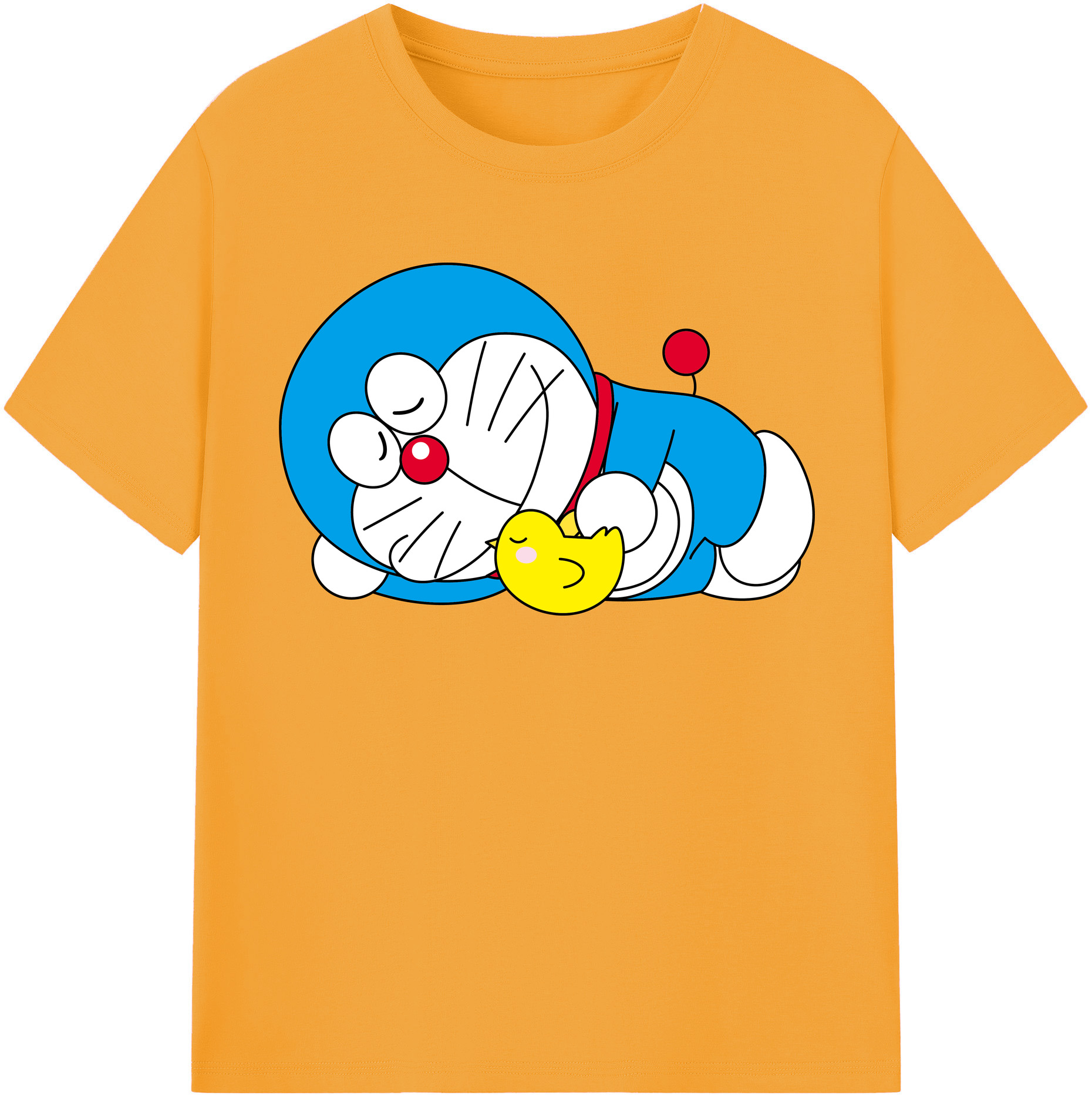 （画像用） ドラえもん Doraemon 綿100％半袖Tシャツ（フロントプリント）