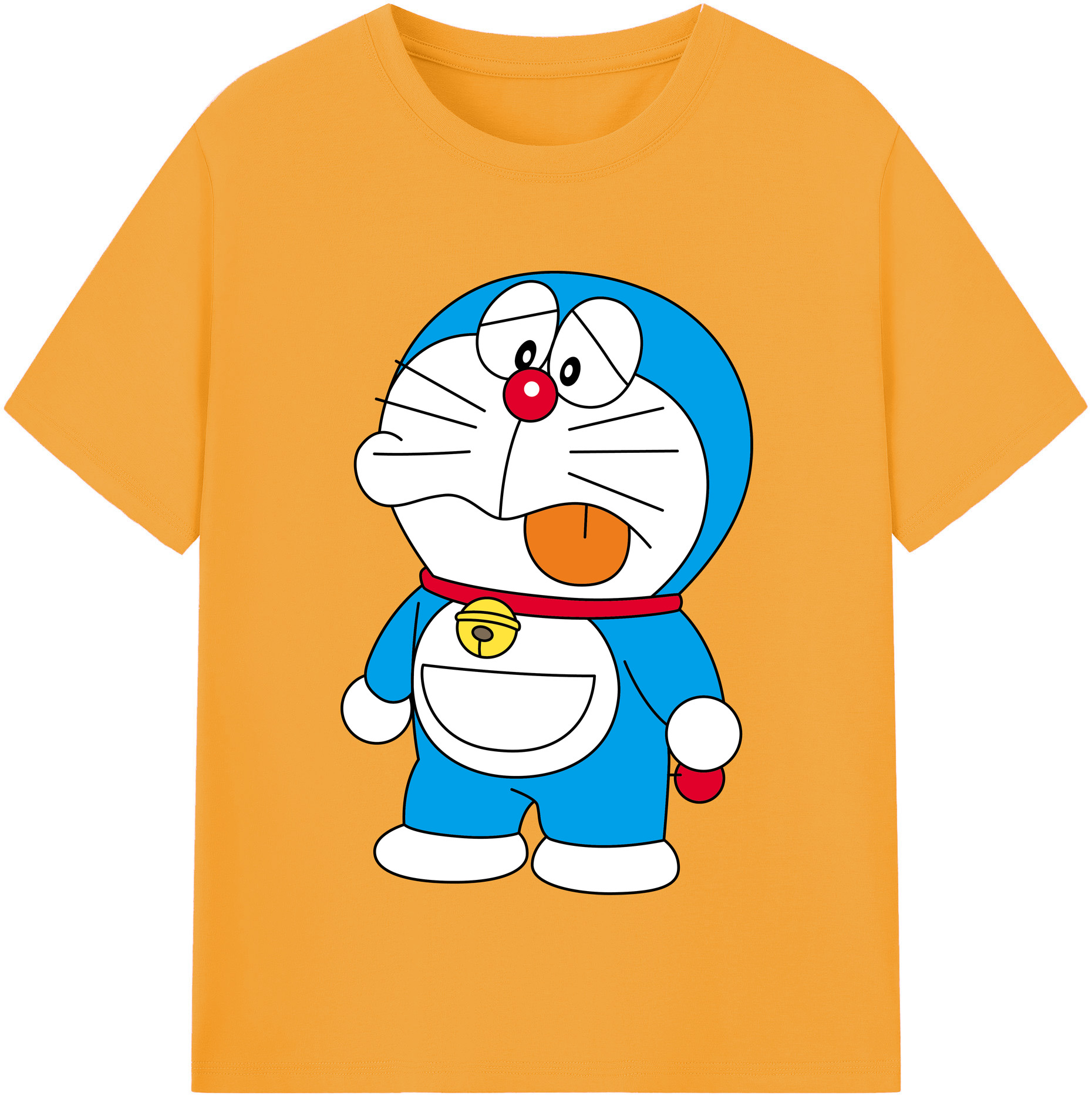 （画像用） ドラえもん Doraemon 綿100％半袖Tシャツ（フロントプリント）