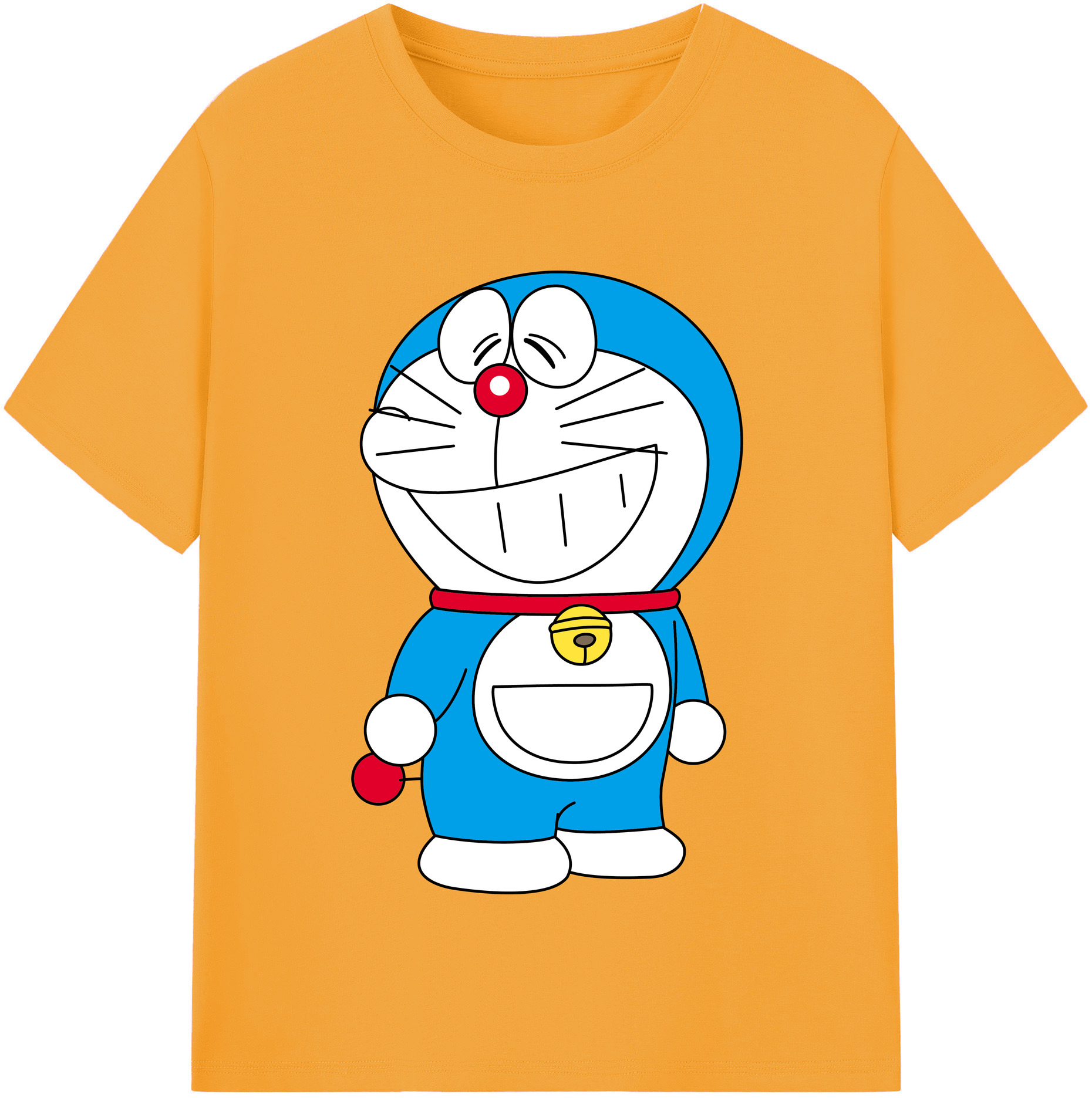 （画像用） ドラえもん Doraemon 綿100％半袖Tシャツ（フロントプリント）