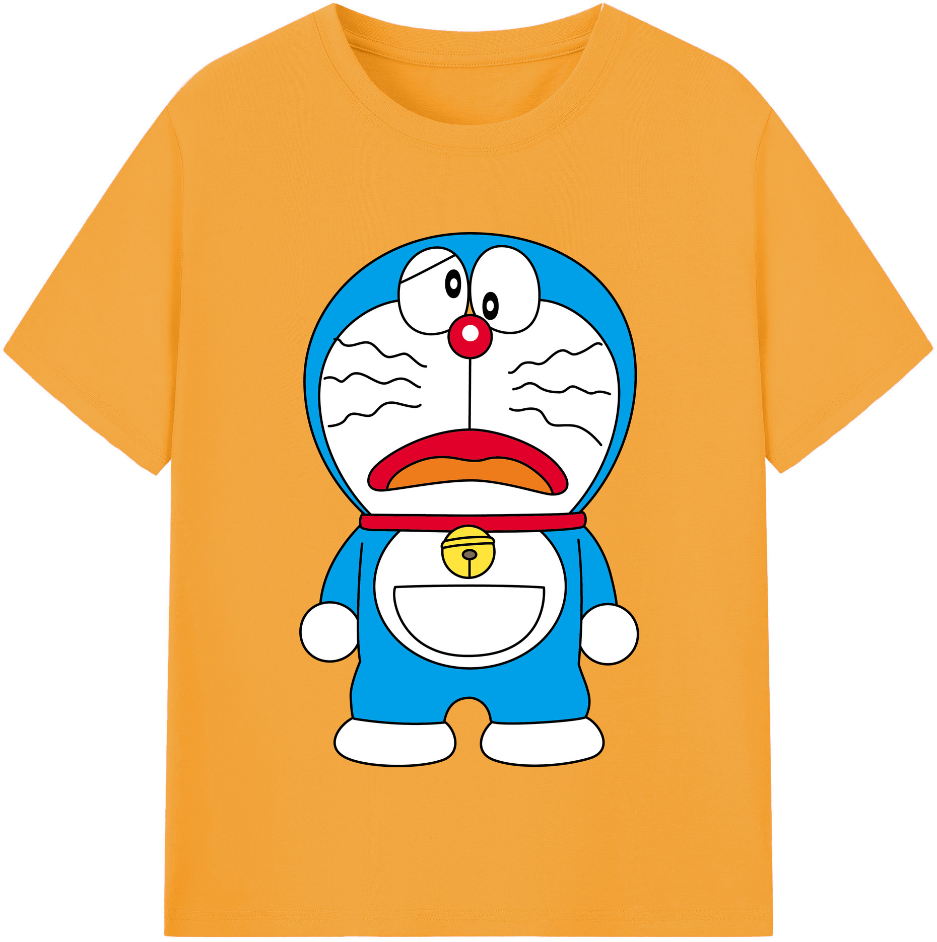 （画像用） ドラえもん Doraemon 綿100％半袖Tシャツ（フロントプリント）