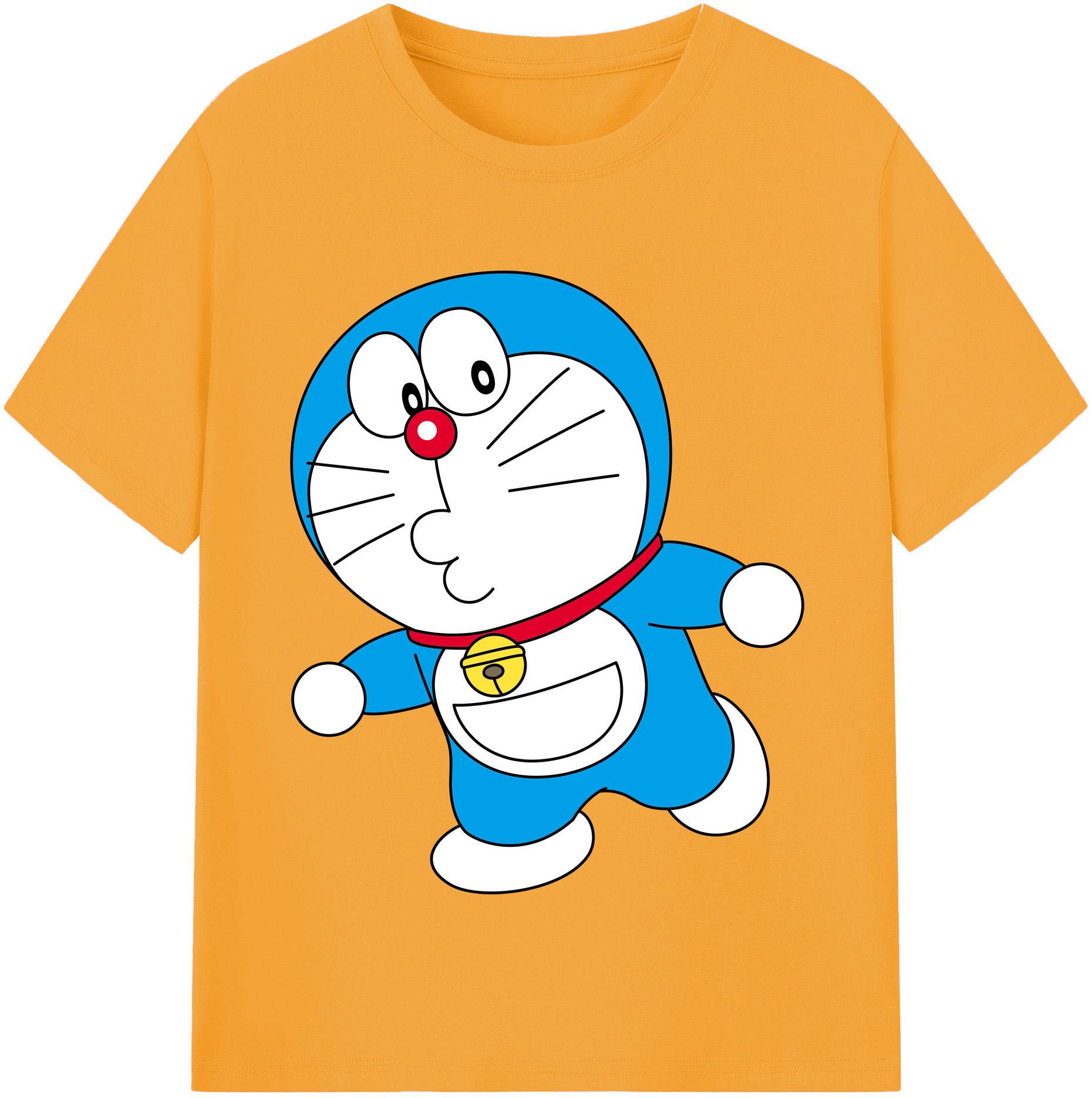 （画像用） ドラえもん Doraemon 綿100％半袖Tシャツ（フロントプリント）