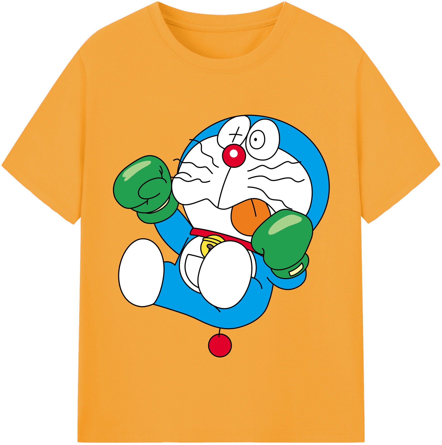 （画像用） ドラえもん Doraemon 綿100％半袖Tシャツ（フロントプリント）