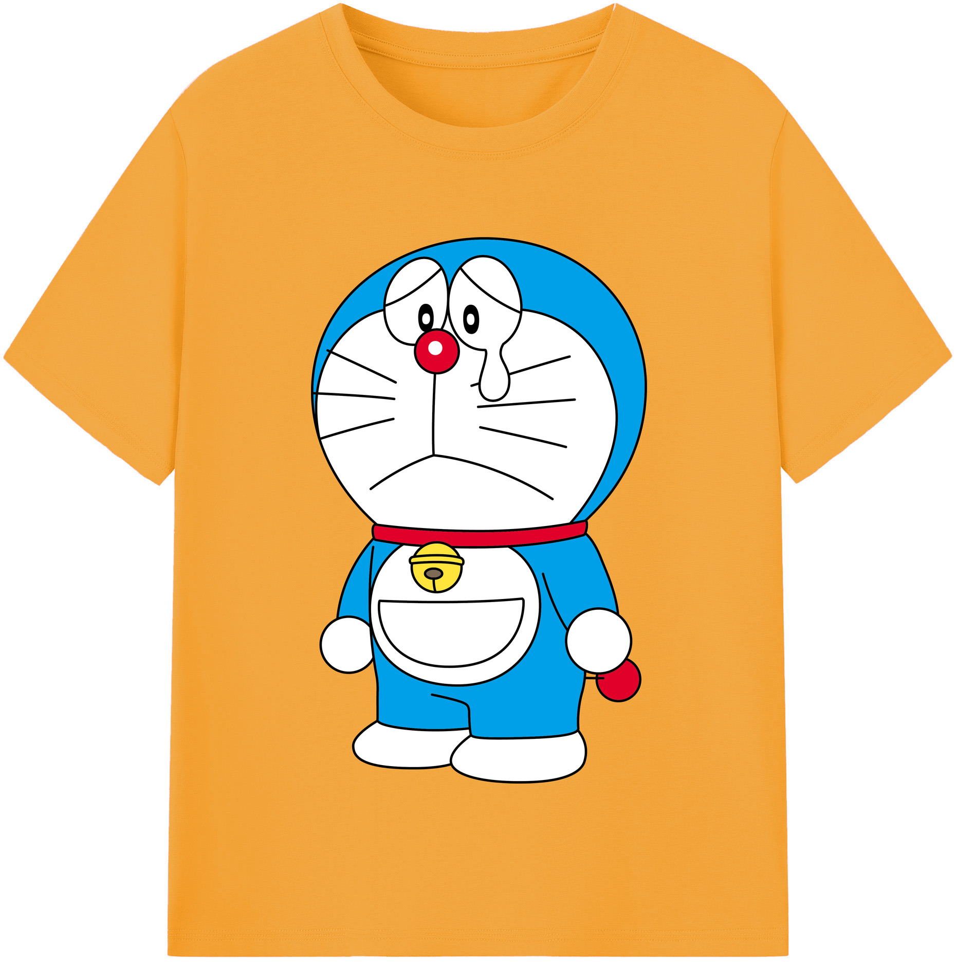 （画像用） ドラえもん Doraemon 綿100％半袖Tシャツ（フロントプリント）