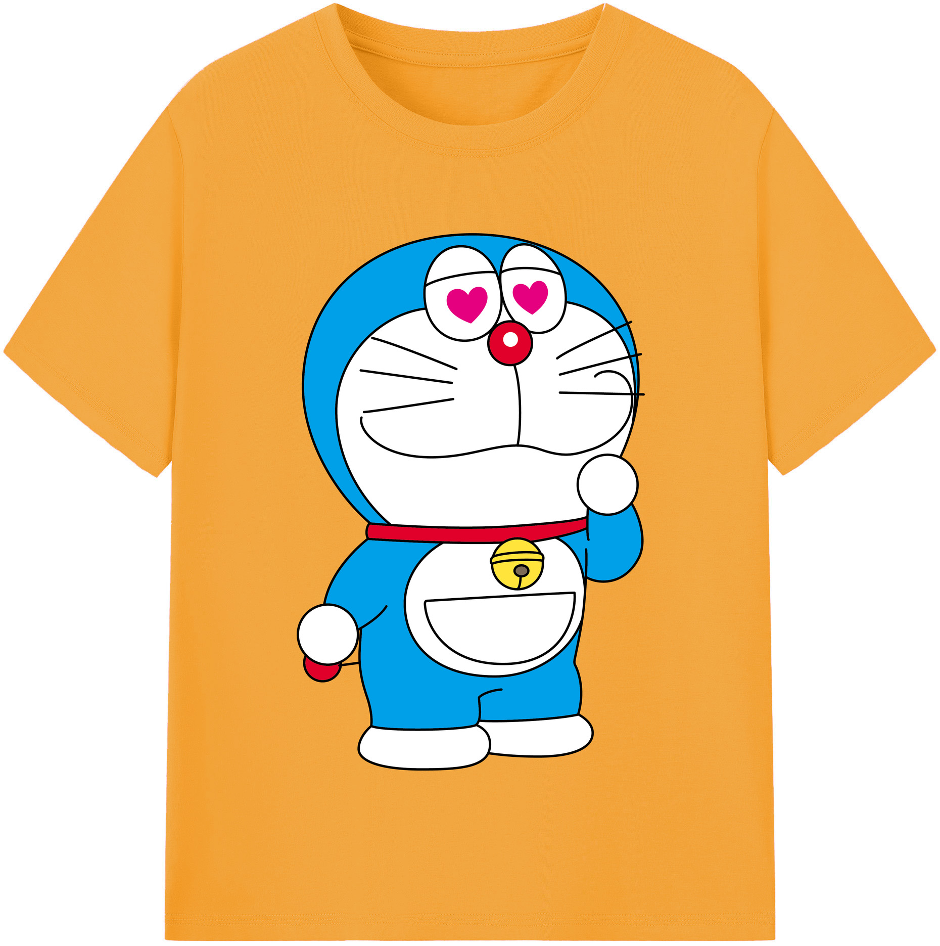 （画像用） ドラえもん Doraemon 綿100％半袖Tシャツ（フロントプリント）