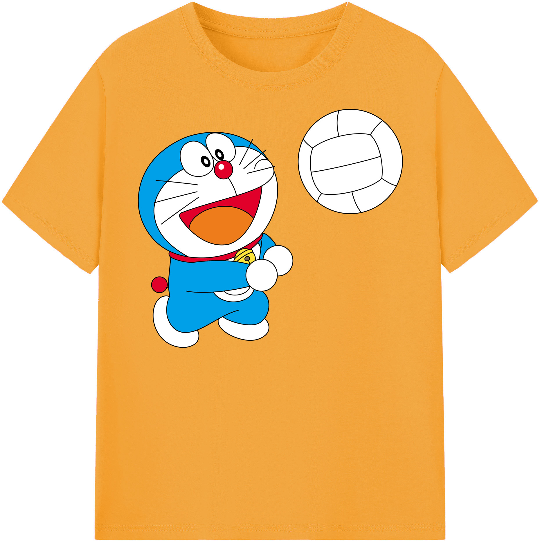 （画像用） ドラえもん Doraemon 綿100％半袖Tシャツ（フロントプリント）
