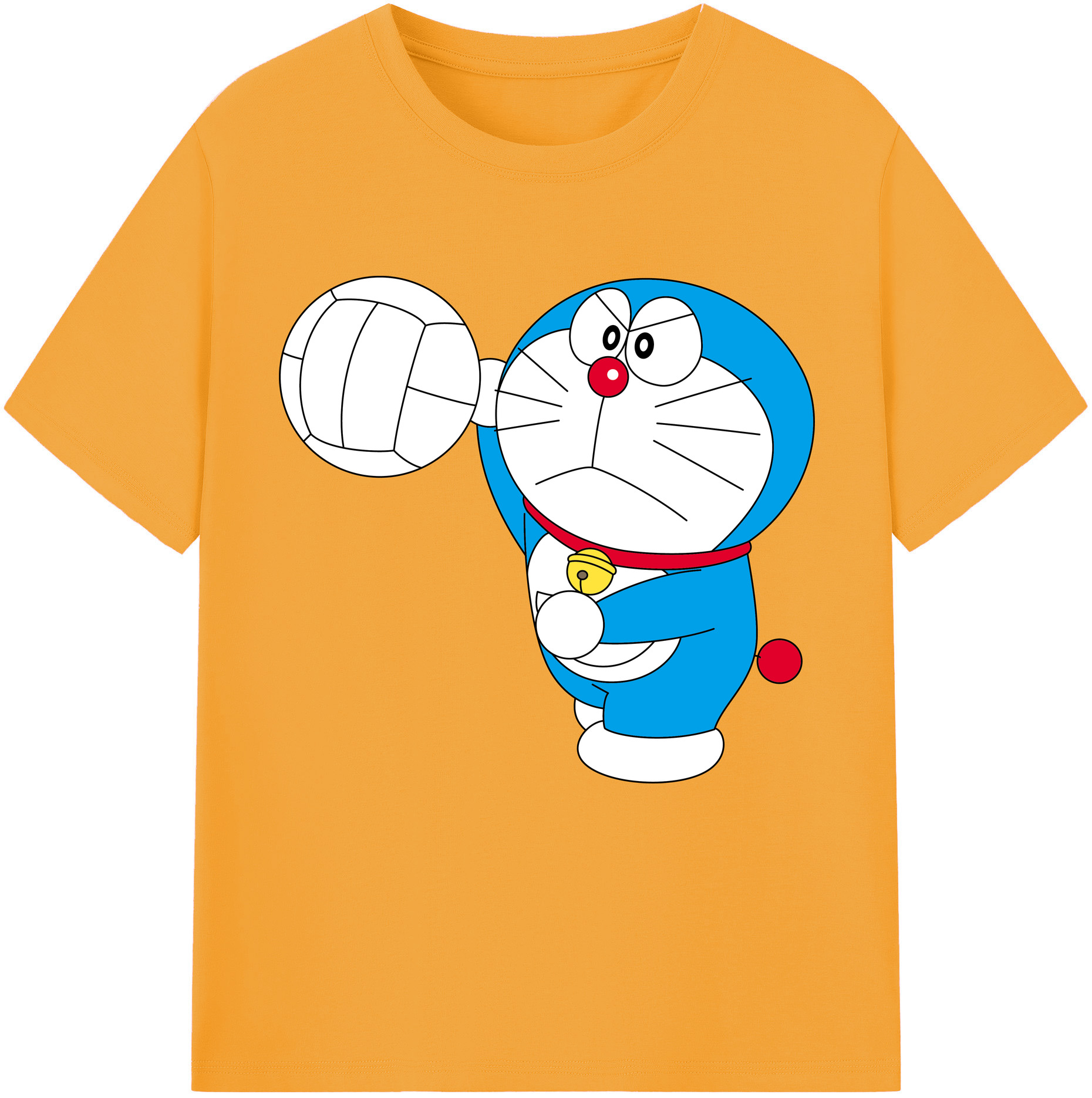 （画像用） ドラえもん Doraemon 綿100％半袖Tシャツ（フロントプリント）