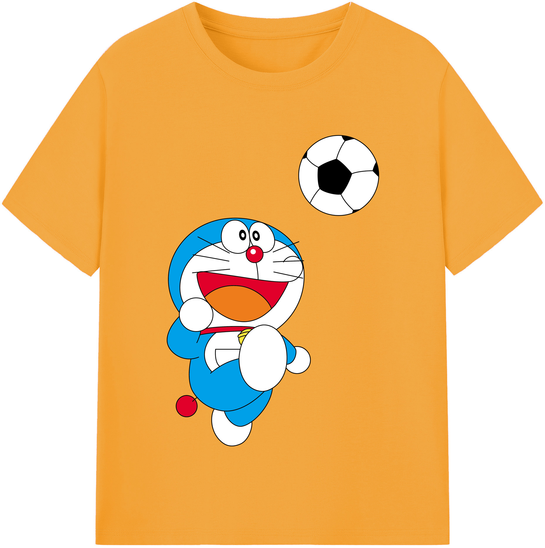 （画像用） ドラえもん Doraemon 綿100％半袖Tシャツ（フロントプリント）