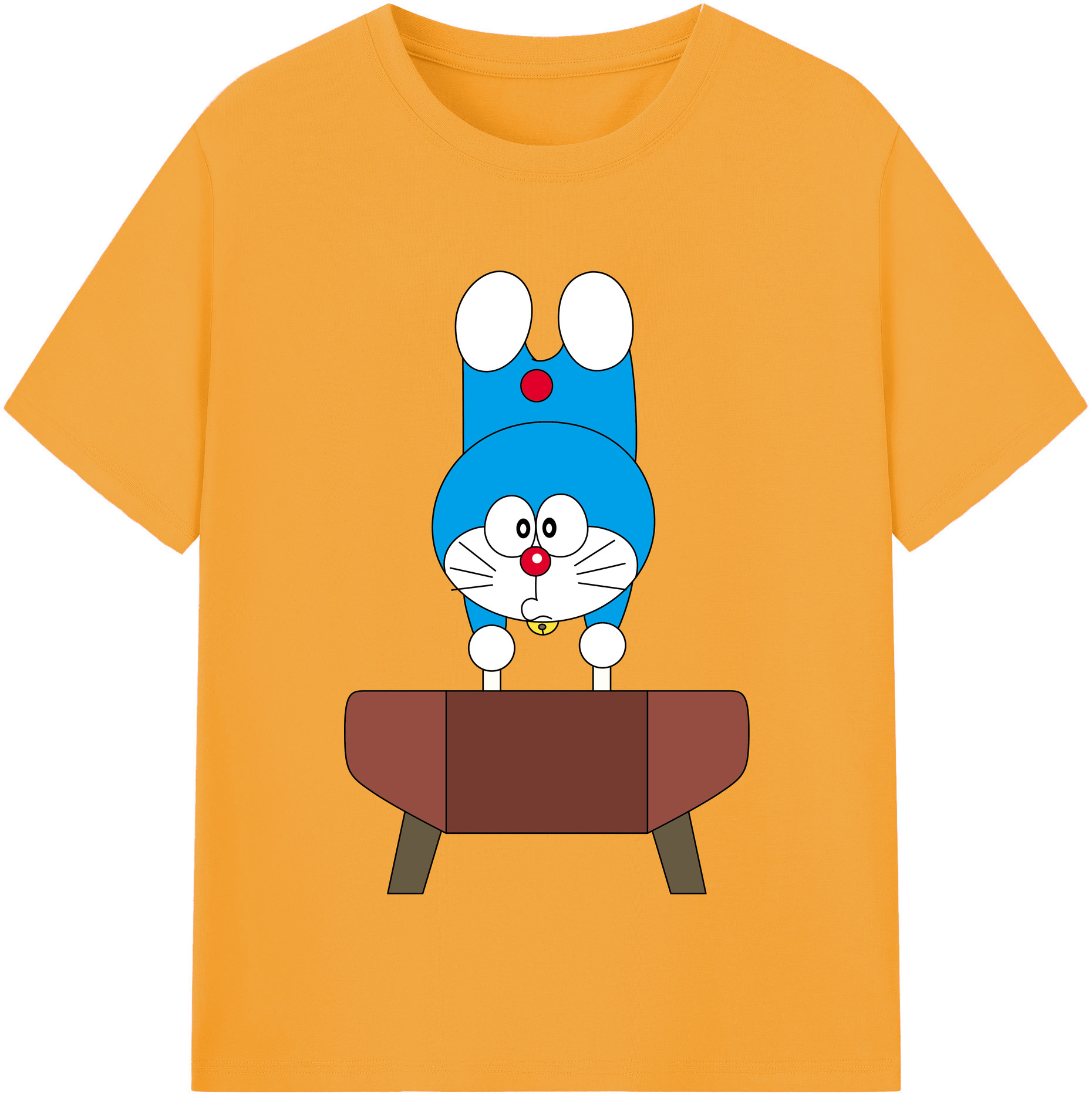 （画像用） ドラえもん Doraemon 綿100％半袖Tシャツ（フロントプリント）