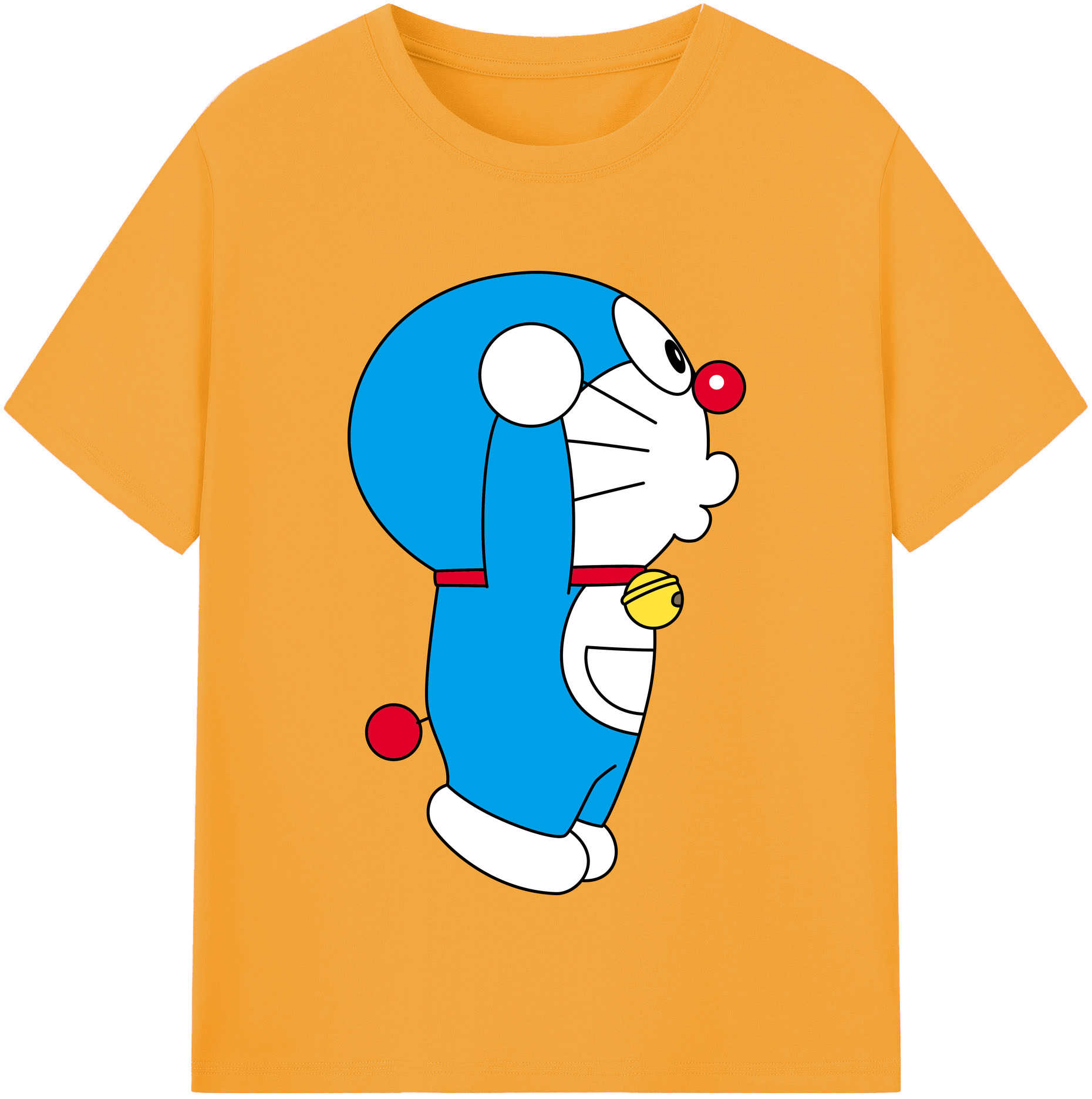 （画像用） ドラえもん Doraemon 綿100％半袖Tシャツ（フロントプリント）