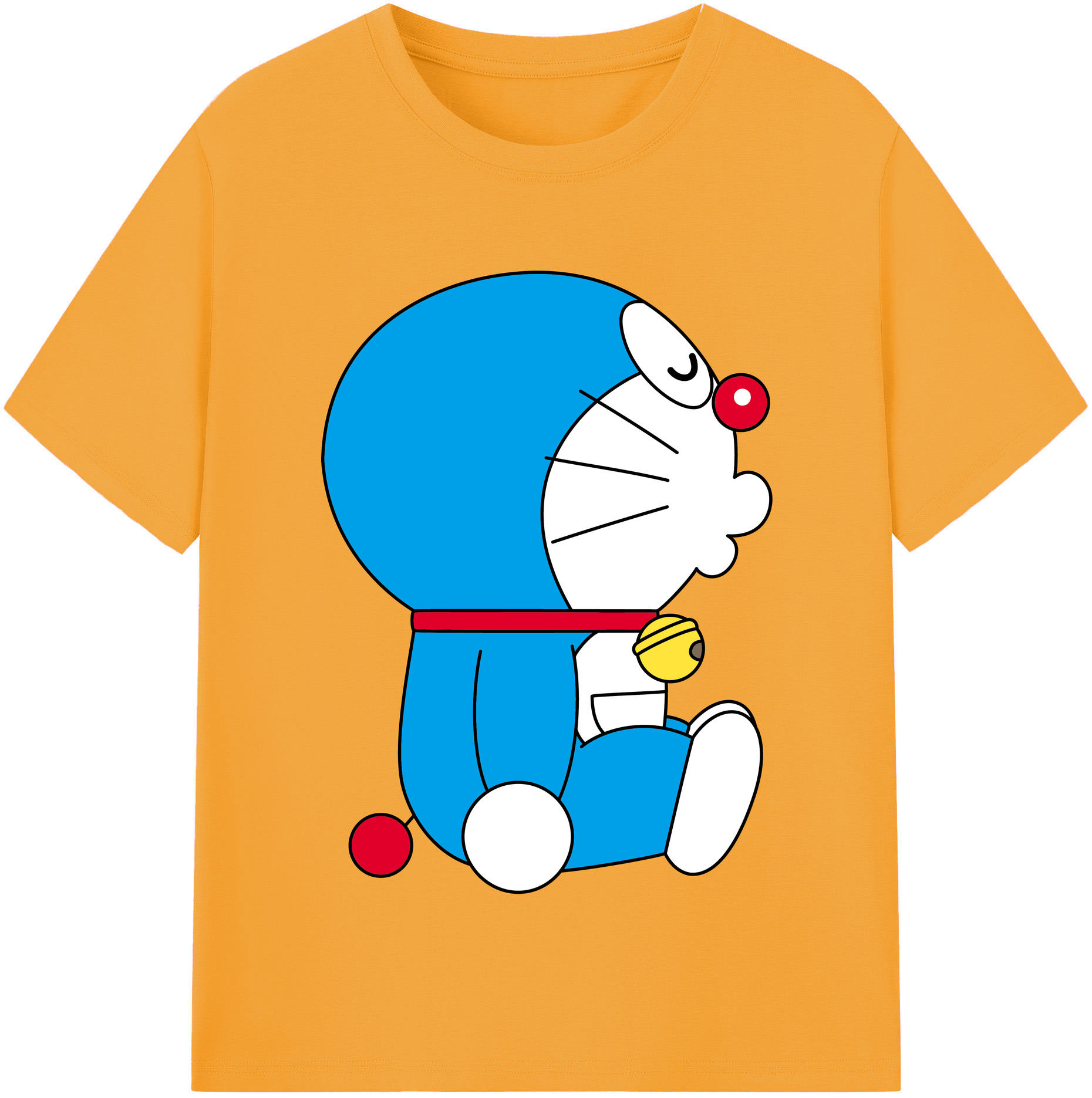 （画像用） ドラえもん Doraemon 綿100％半袖Tシャツ（フロントプリント）