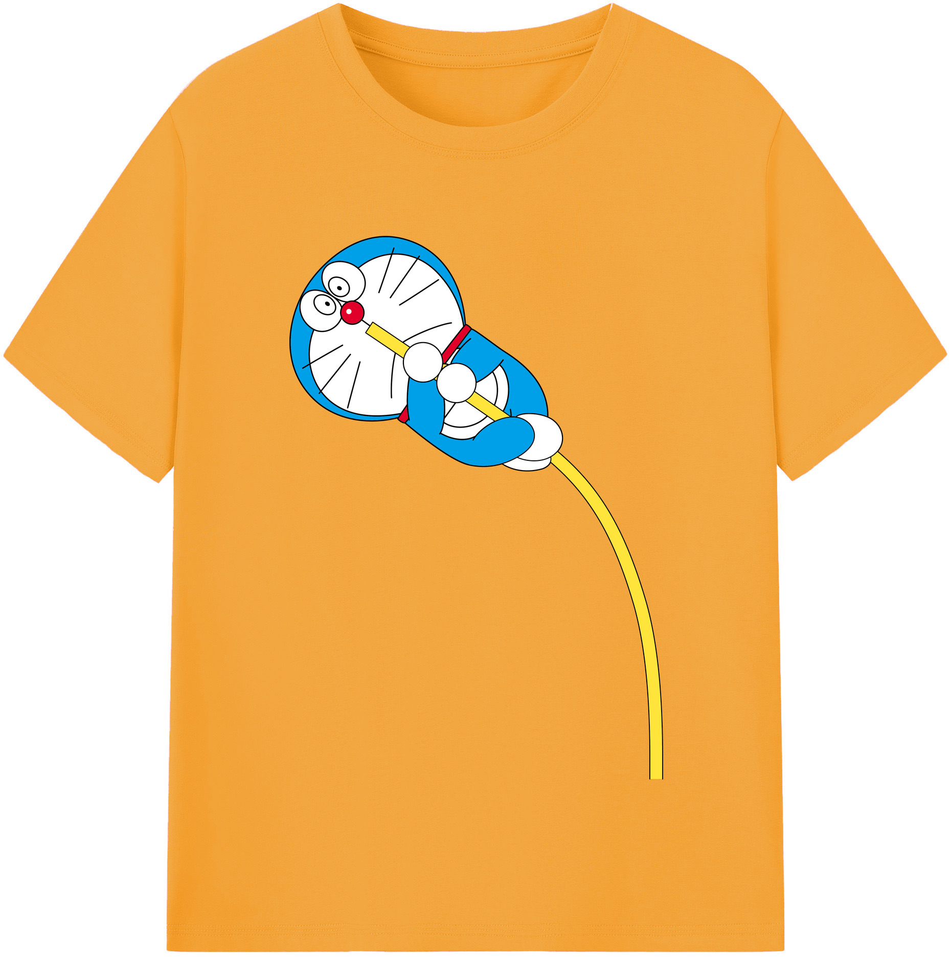（画像用） ドラえもん Doraemon 綿100％半袖Tシャツ（フロントプリント）