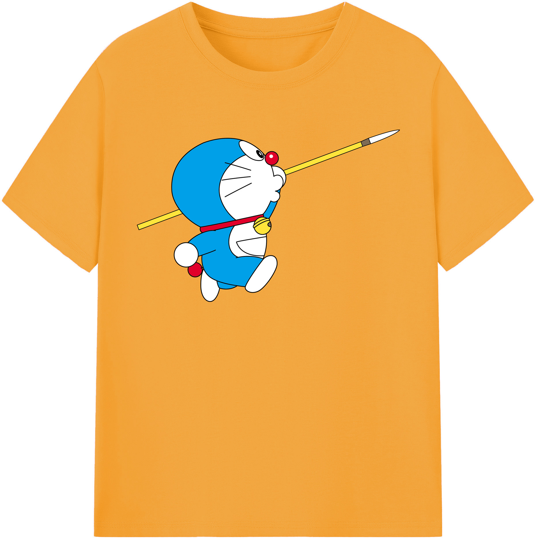（画像用） ドラえもん Doraemon 綿100％半袖Tシャツ（フロントプリント）