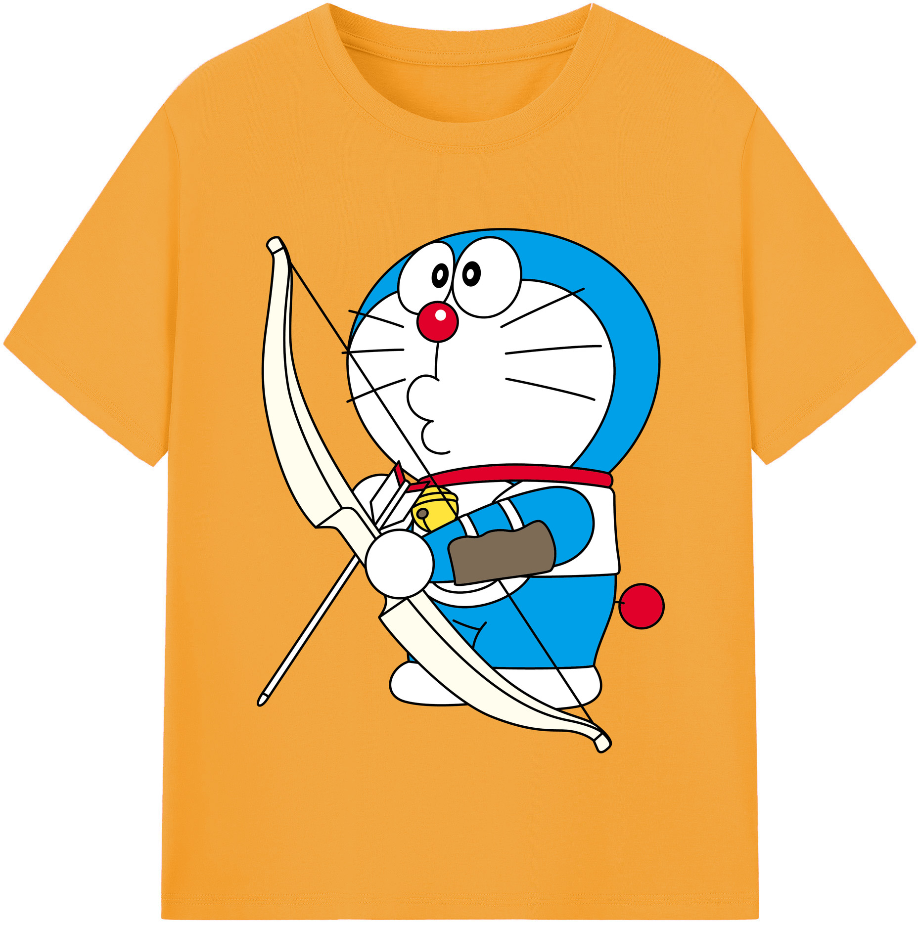 （画像用） ドラえもん Doraemon 綿100％半袖Tシャツ（フロントプリント）