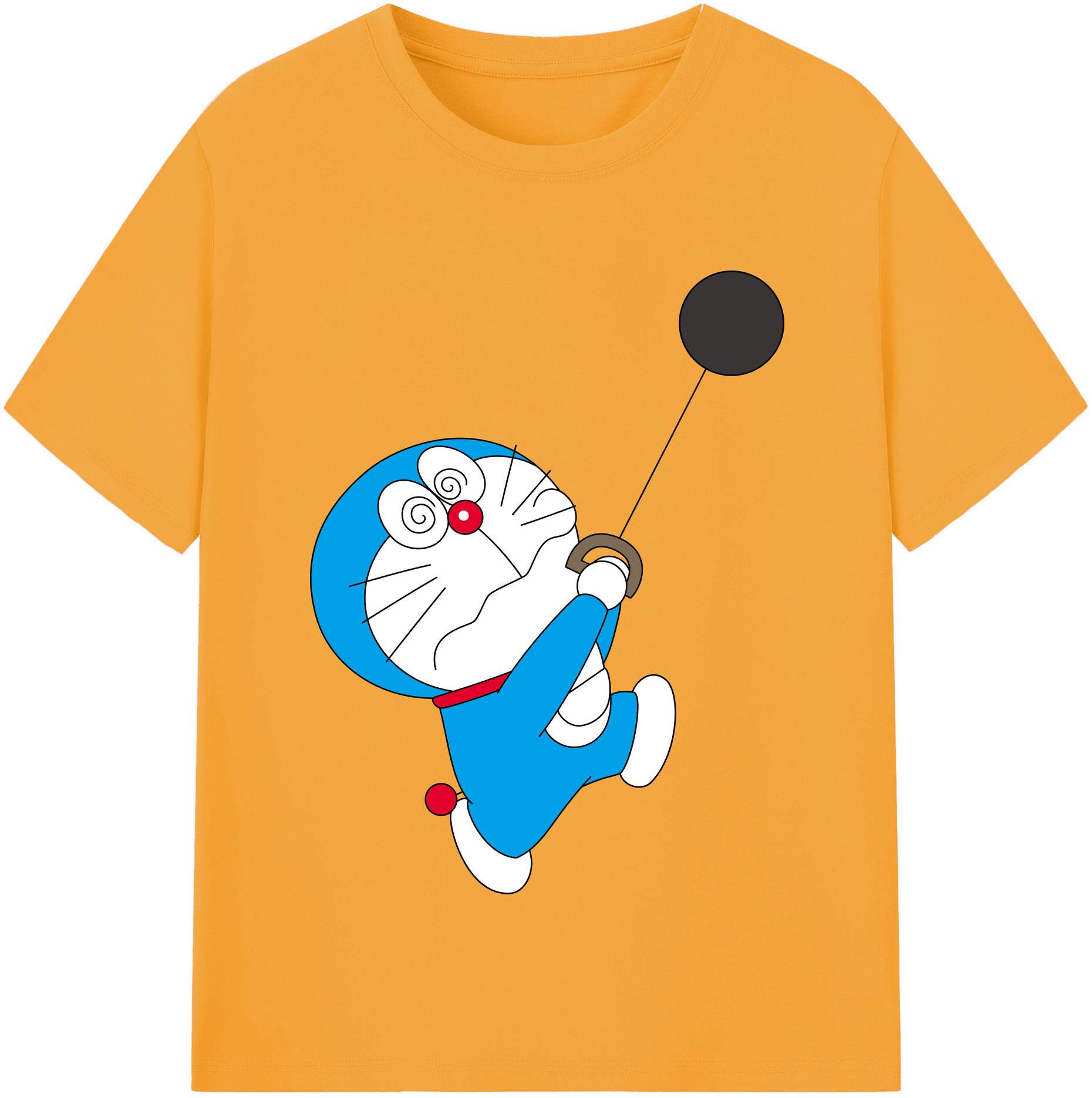 （画像用） ドラえもん Doraemon 綿100％半袖Tシャツ（フロントプリント）