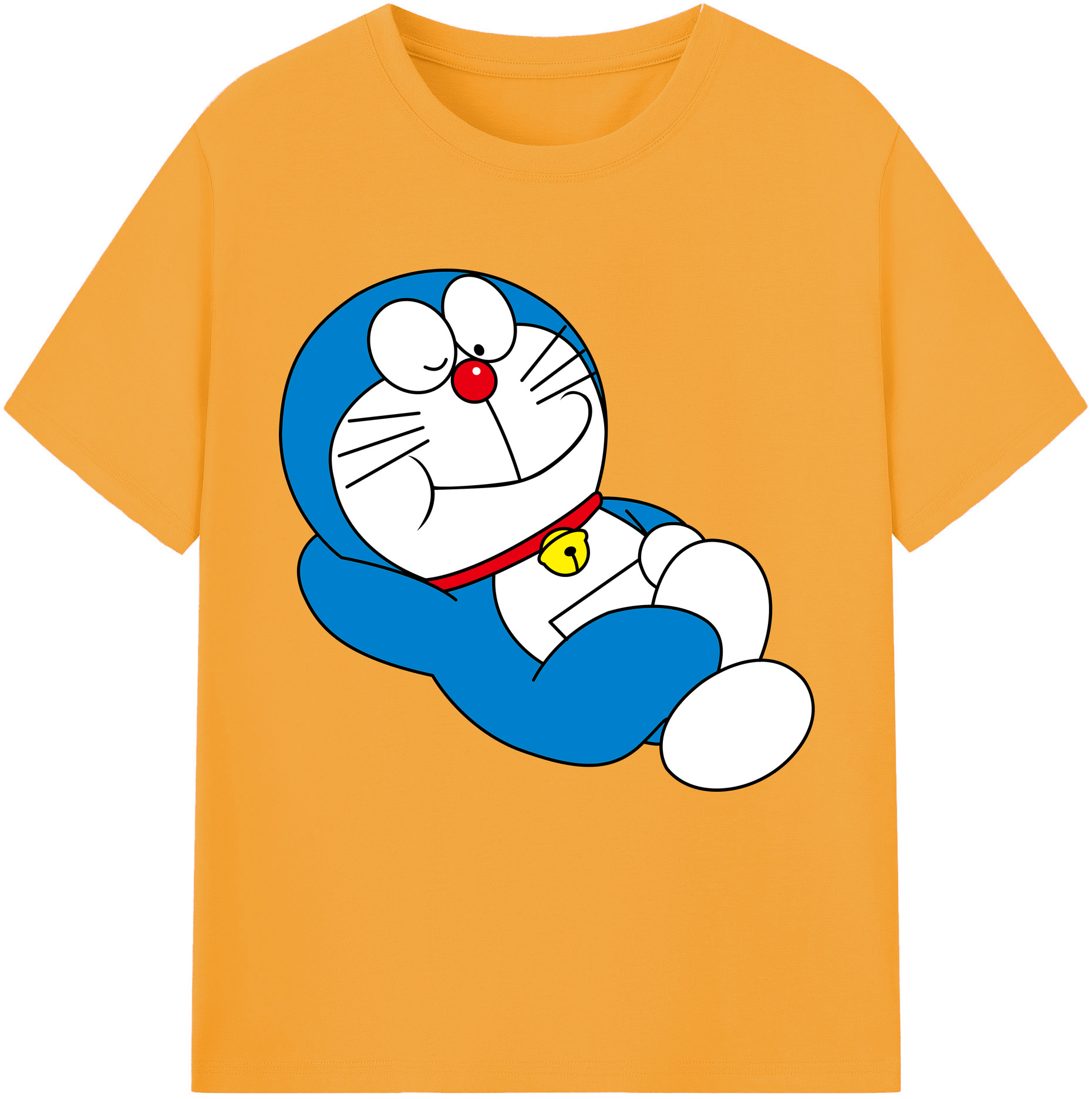 （画像用） ドラえもん Doraemon 綿100％半袖Tシャツ（フロントプリント）
