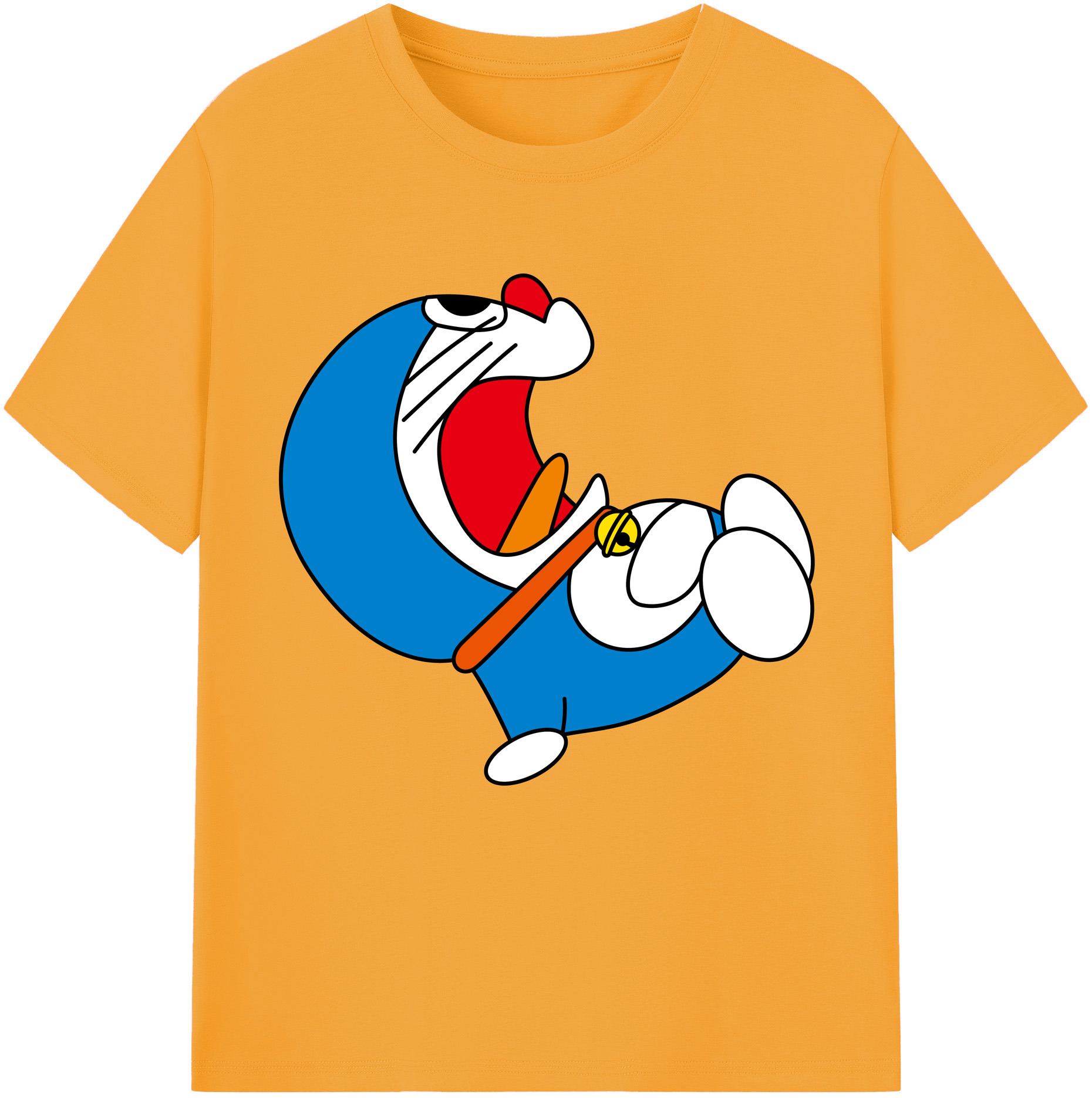 （画像用） ドラえもん Doraemon 綿100％半袖Tシャツ（フロントプリント）