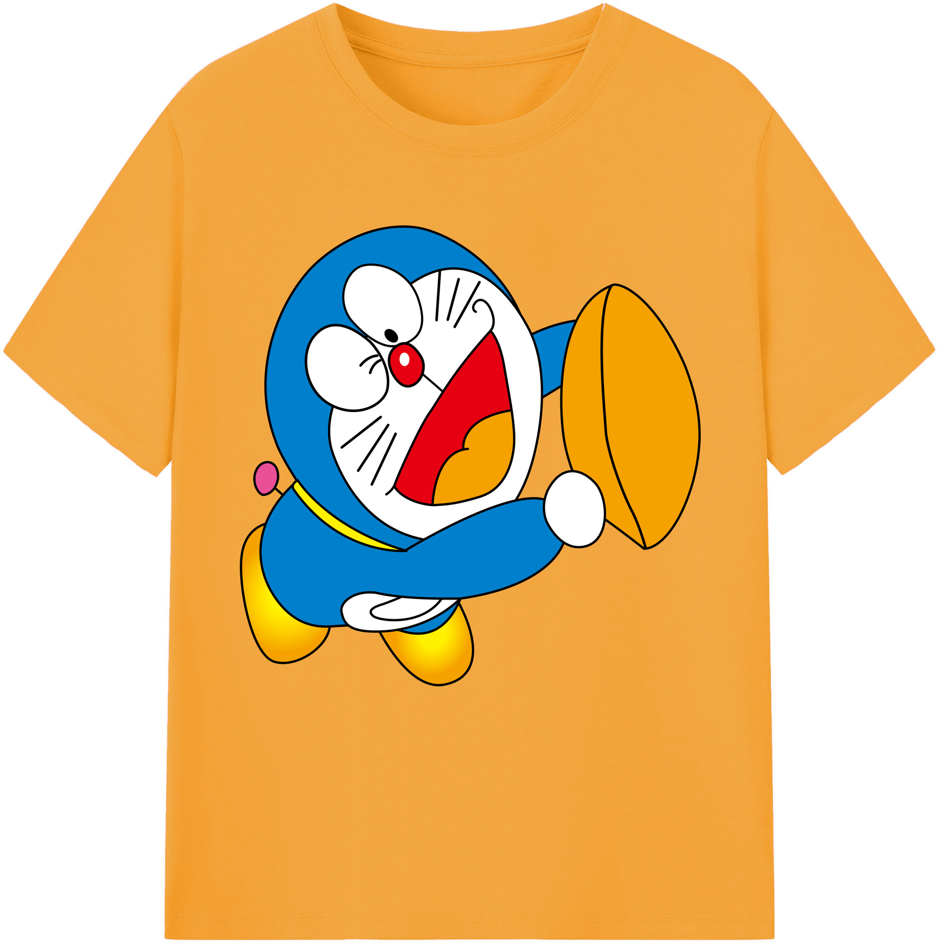 （画像用） ドラえもん Doraemon 綿100％半袖Tシャツ（フロントプリント）