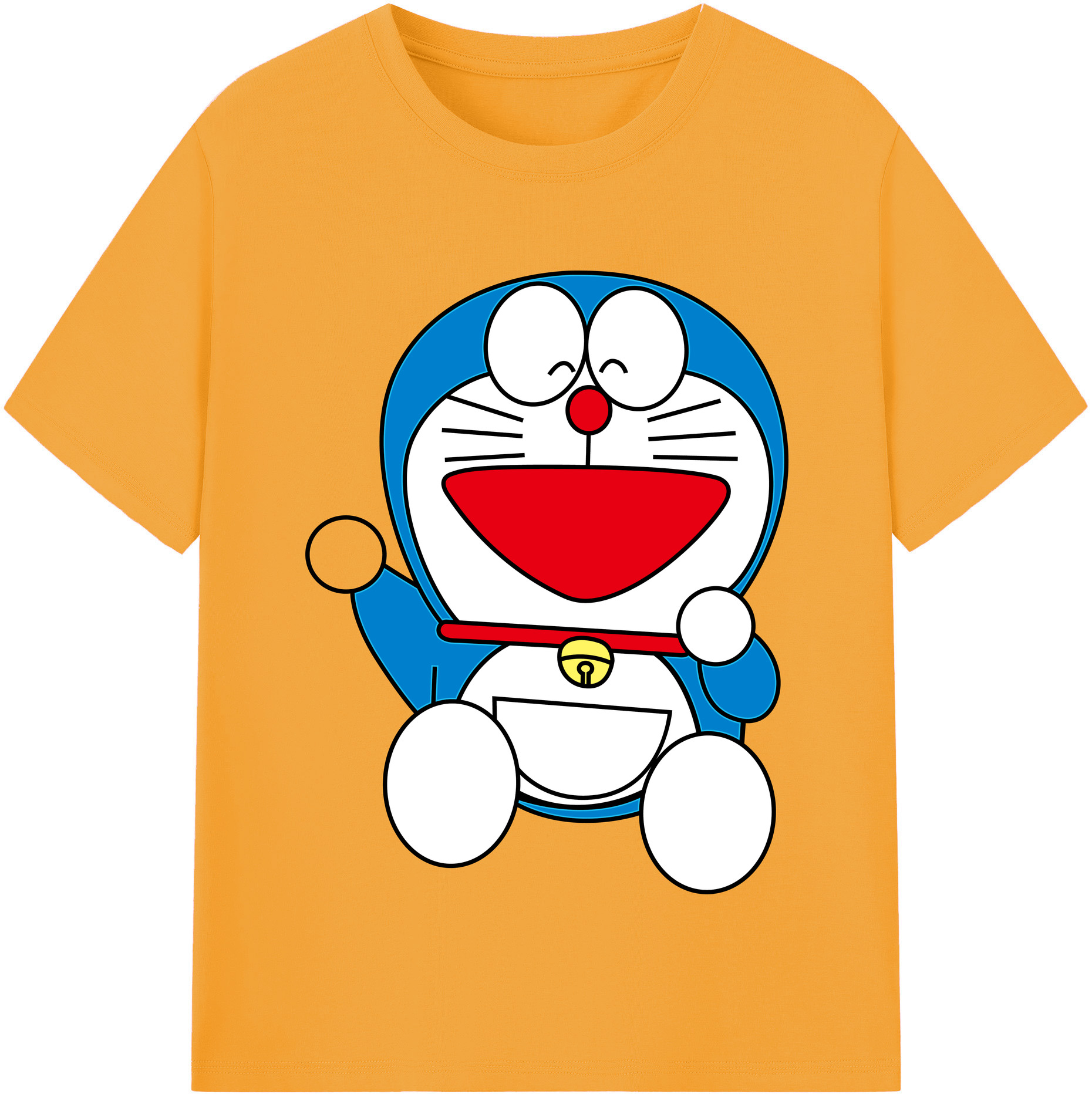 （画像用） ドラえもん Doraemon 綿100％半袖Tシャツ（フロントプリント）