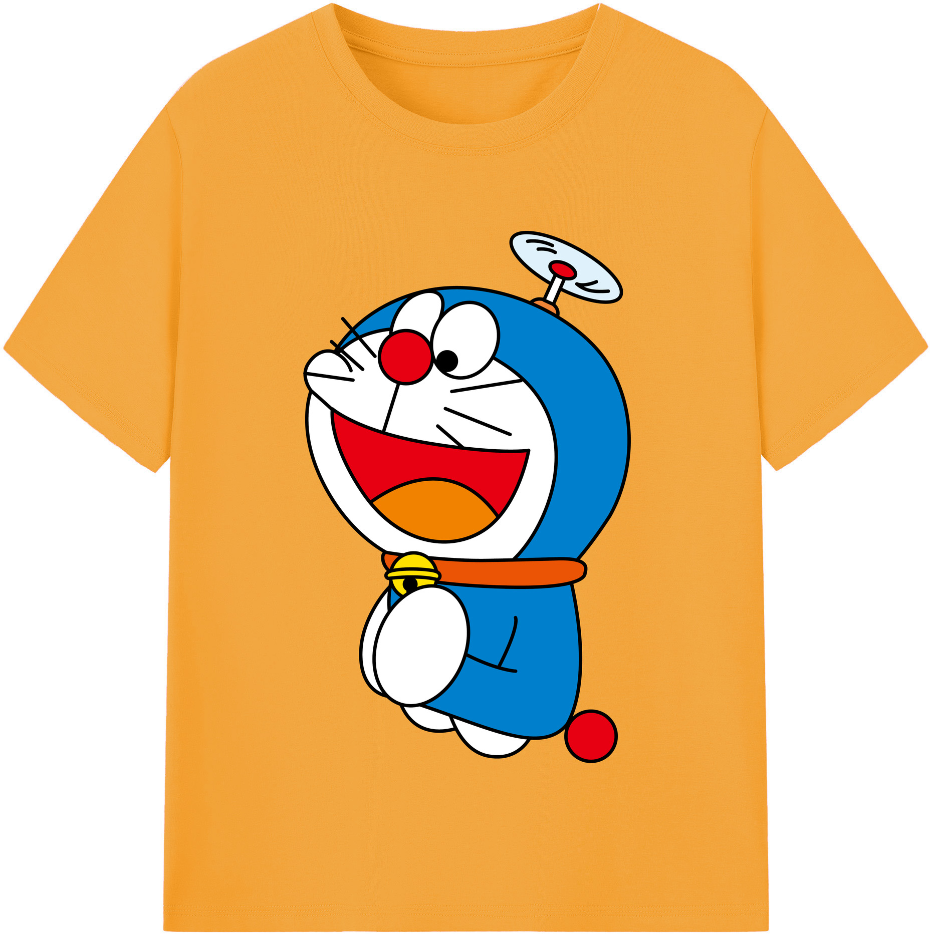 （画像用） ドラえもん Doraemon 綿100％半袖Tシャツ（フロントプリント）