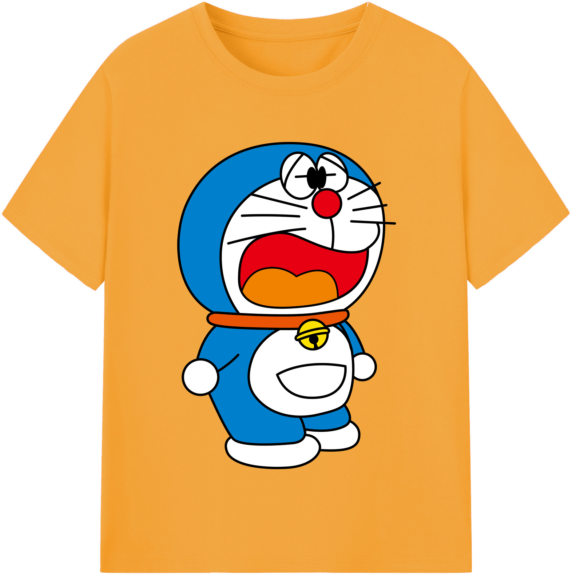 （画像用） ドラえもん Doraemon 綿100％半袖Tシャツ（フロントプリント）