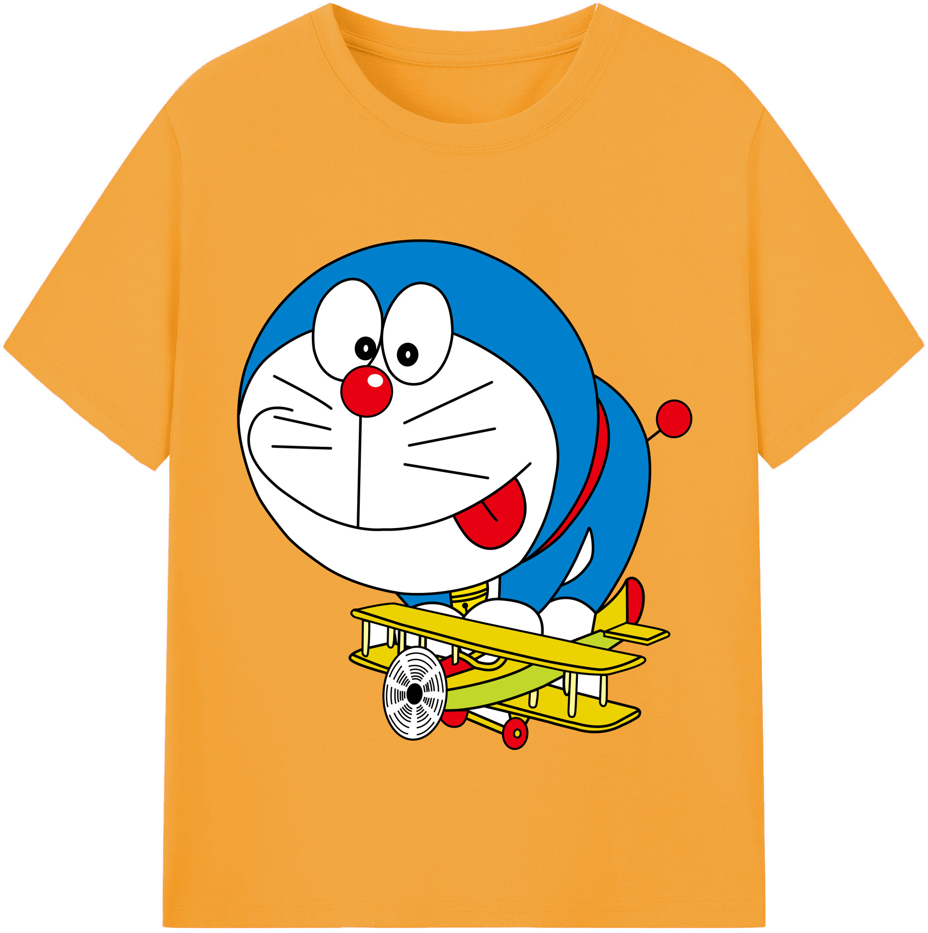 （画像用） ドラえもん Doraemon 綿100％半袖Tシャツ（フロントプリント）