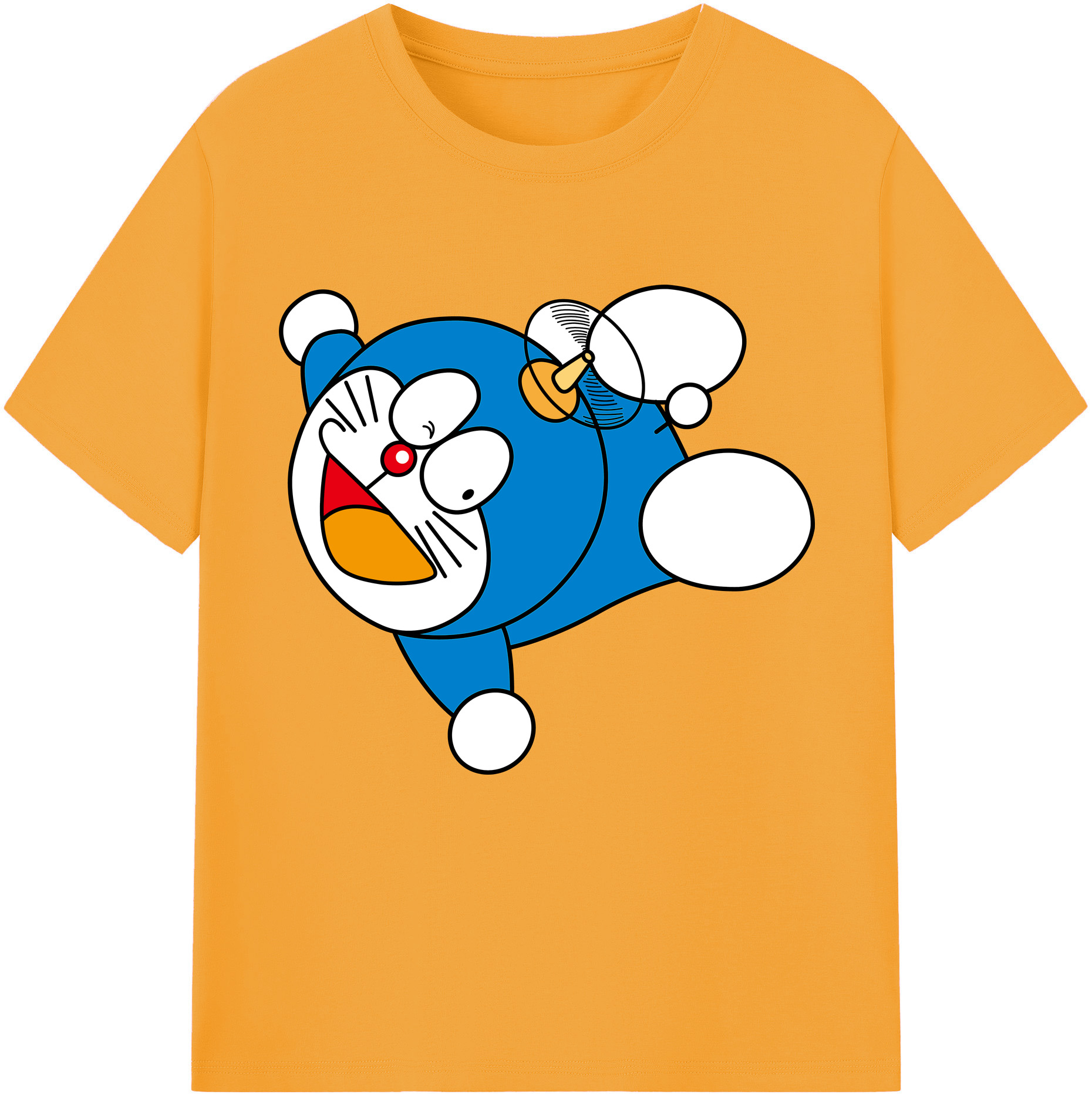 （画像用） ドラえもん Doraemon 綿100％半袖Tシャツ（フロントプリント）