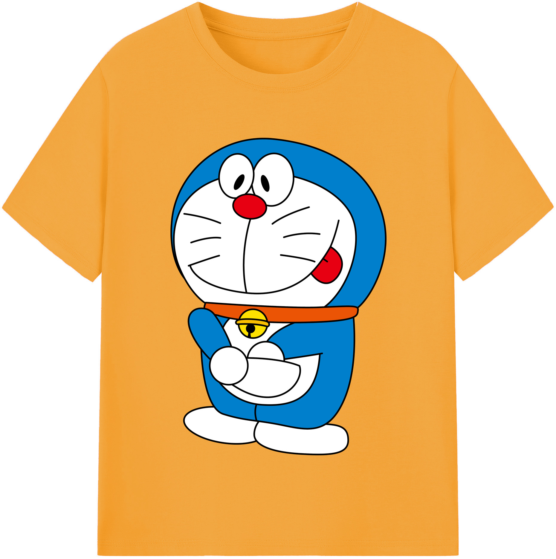 （画像用） ドラえもん Doraemon 綿100％半袖Tシャツ（フロントプリント）