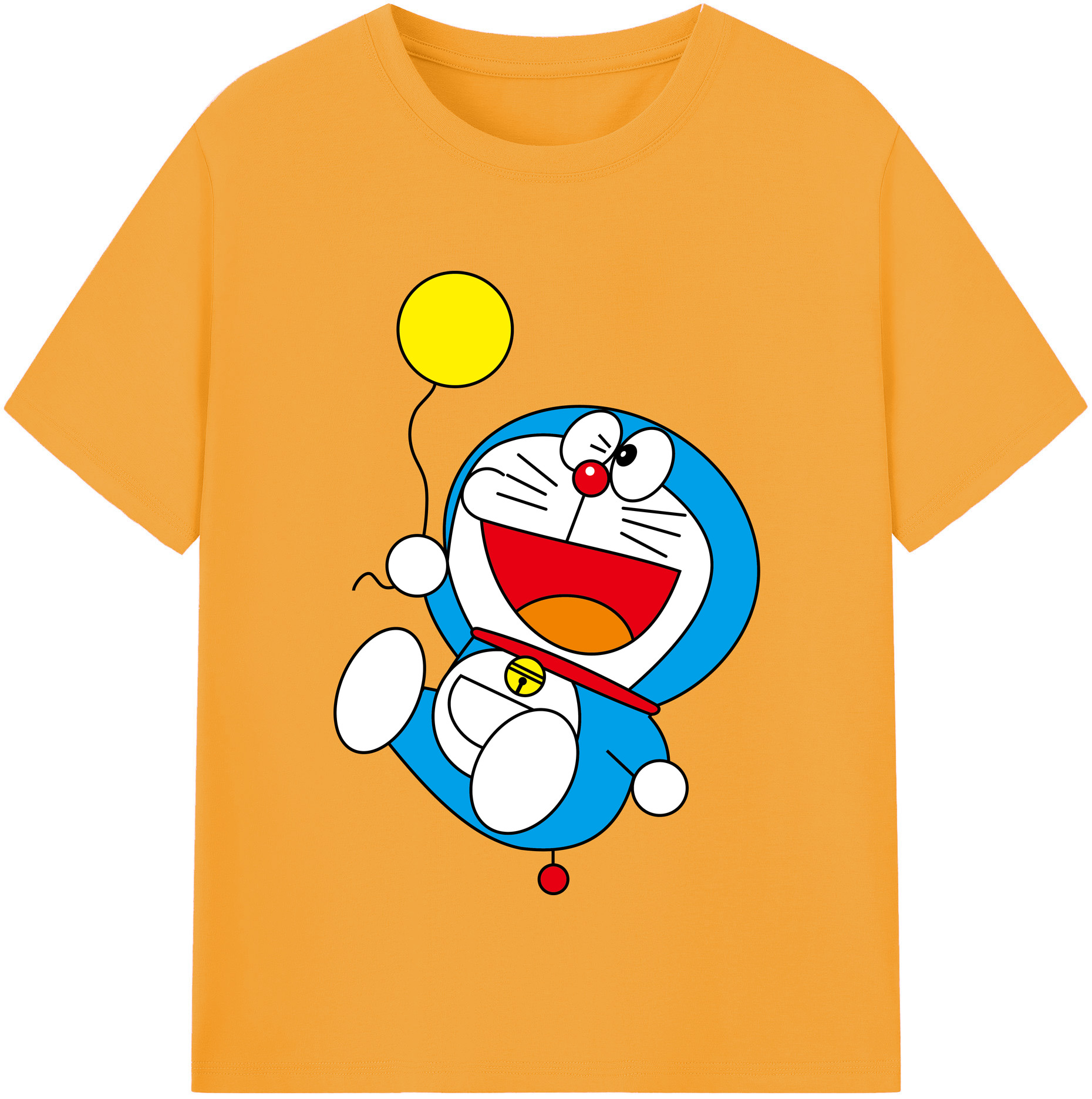 （画像用） ドラえもん Doraemon 綿100％半袖Tシャツ（フロントプリント）