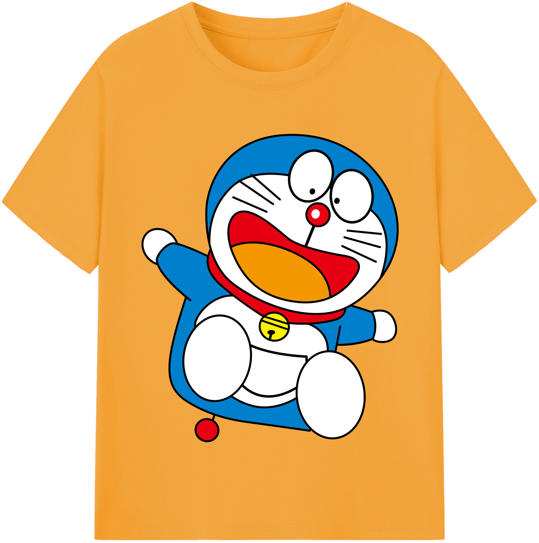 （画像用） ドラえもん Doraemon 綿100％半袖Tシャツ（フロントプリント）