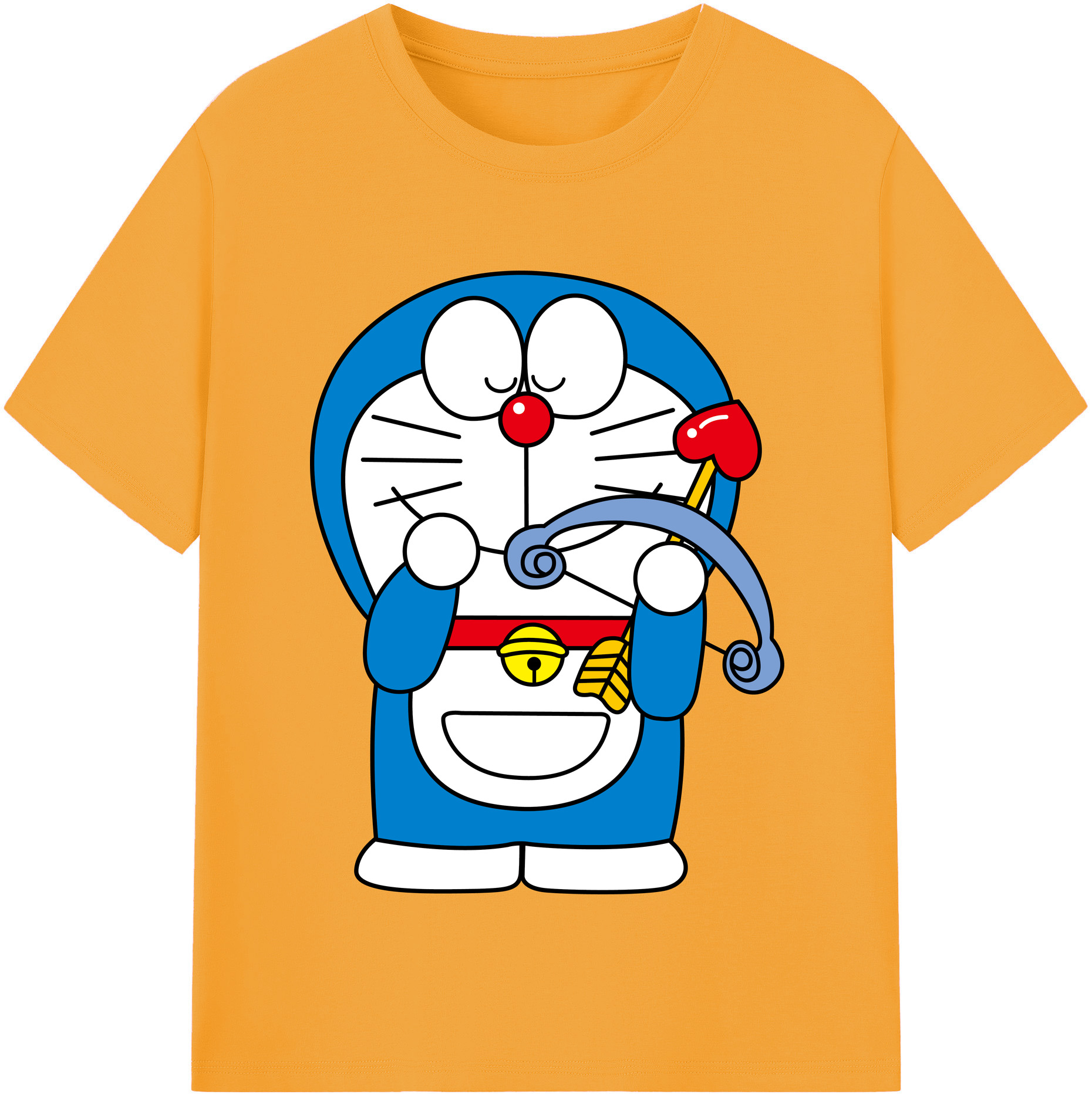 （画像用） ドラえもん Doraemon 綿100％半袖Tシャツ（フロントプリント）