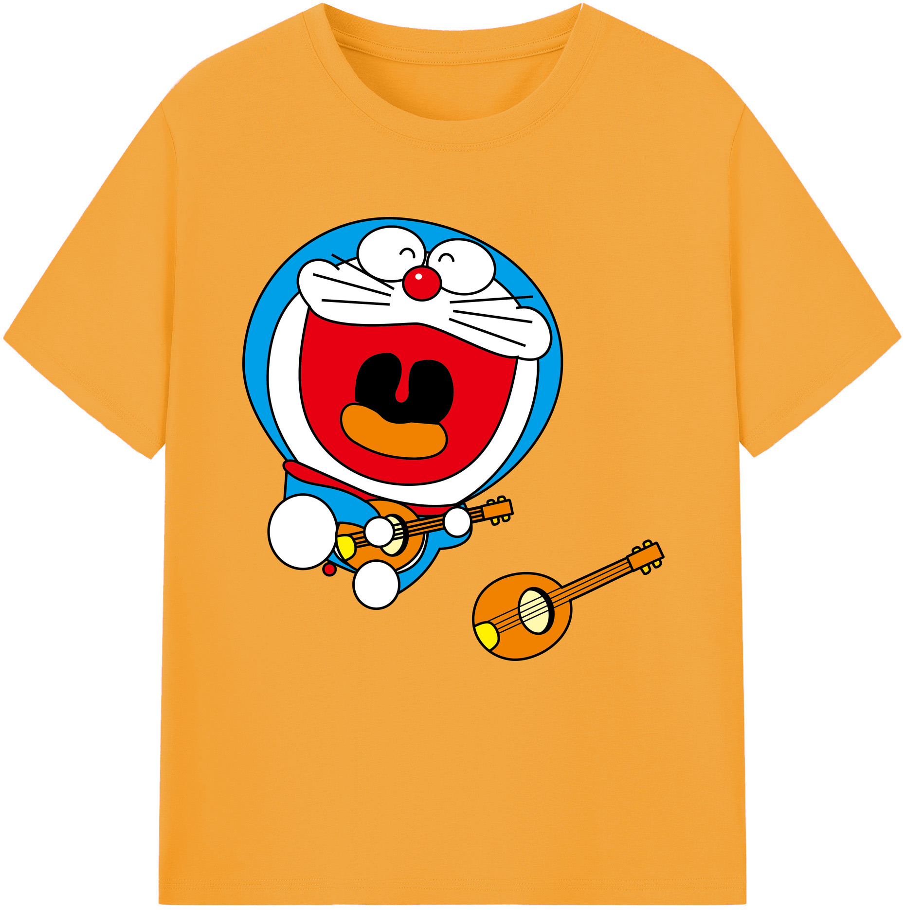 （画像用） ドラえもん Doraemon 綿100％半袖Tシャツ（フロントプリント）