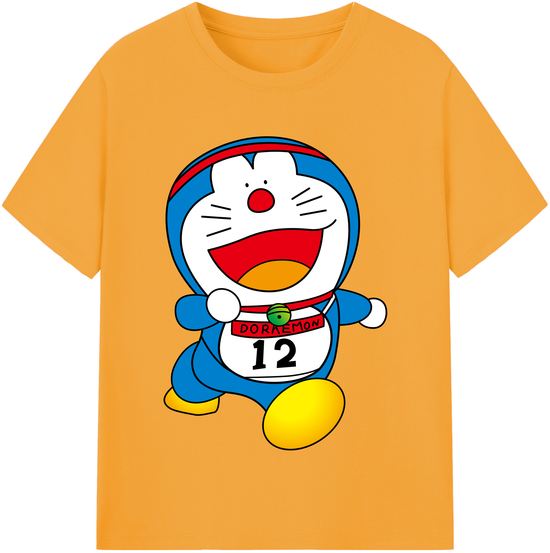 （画像用） ドラえもん Doraemon 綿100％半袖Tシャツ（フロントプリント）