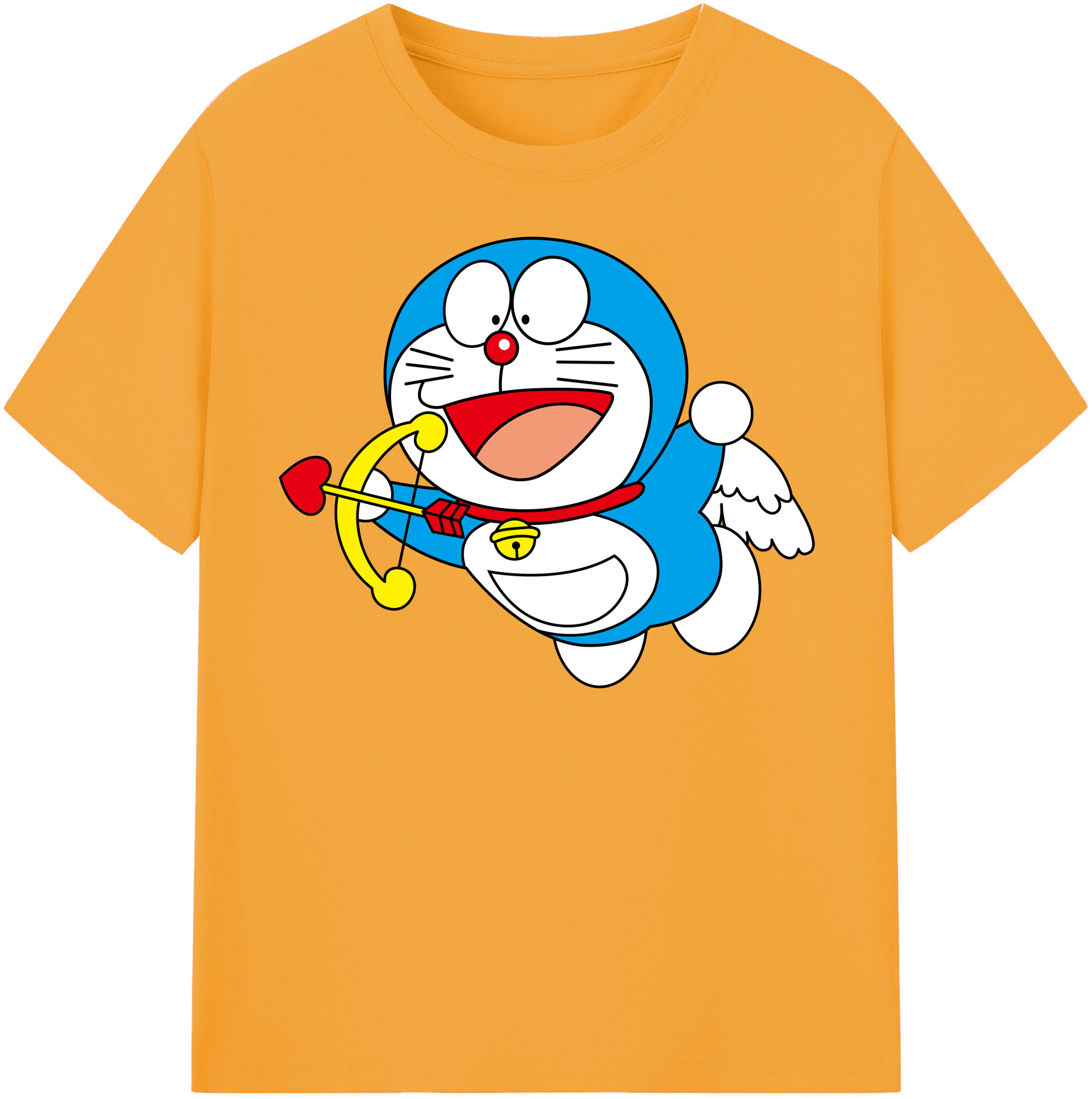 （画像用） ドラえもん Doraemon 綿100％半袖Tシャツ（フロントプリント）