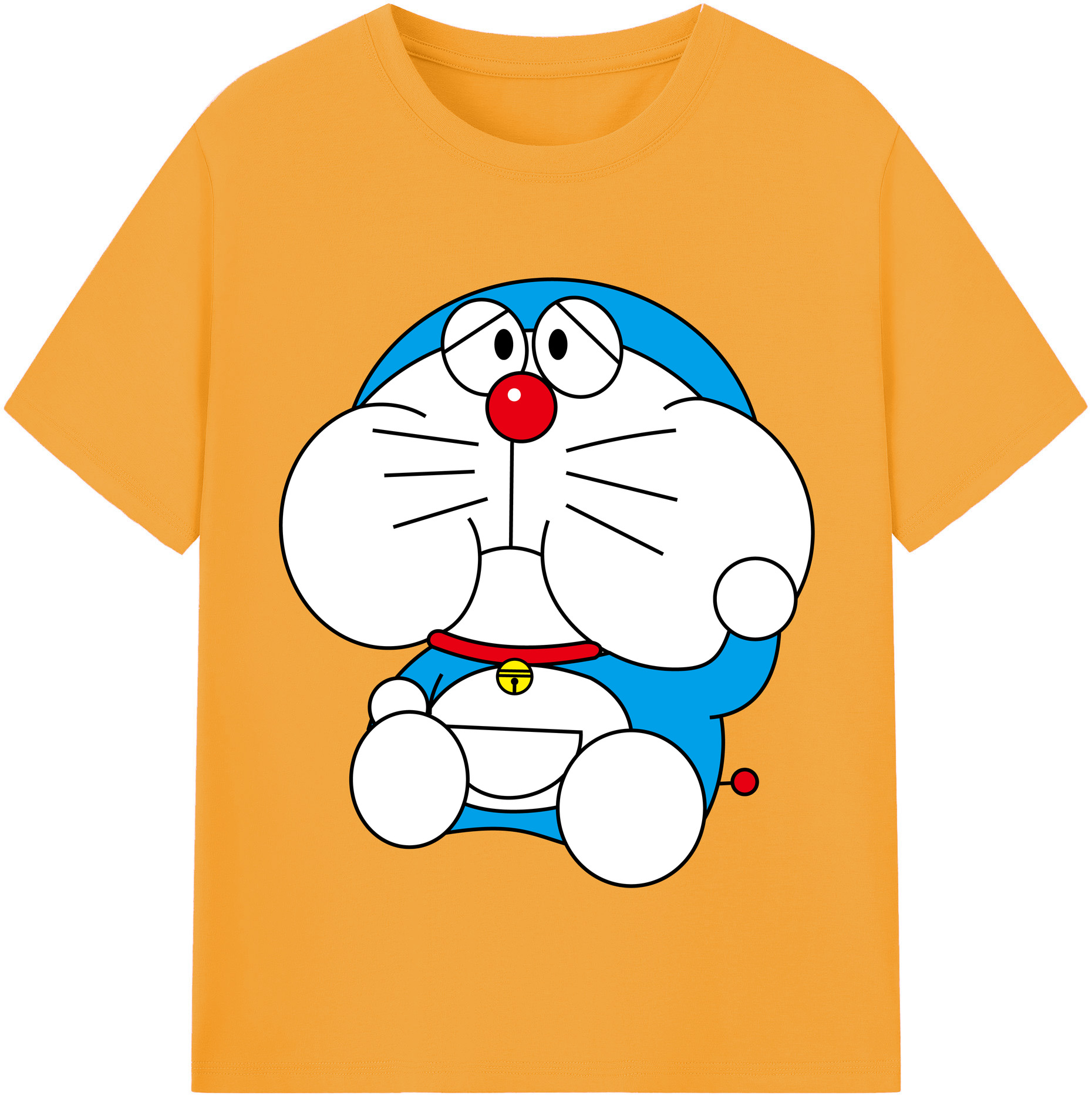 （画像用） ドラえもん Doraemon 綿100％半袖Tシャツ（フロントプリント）
