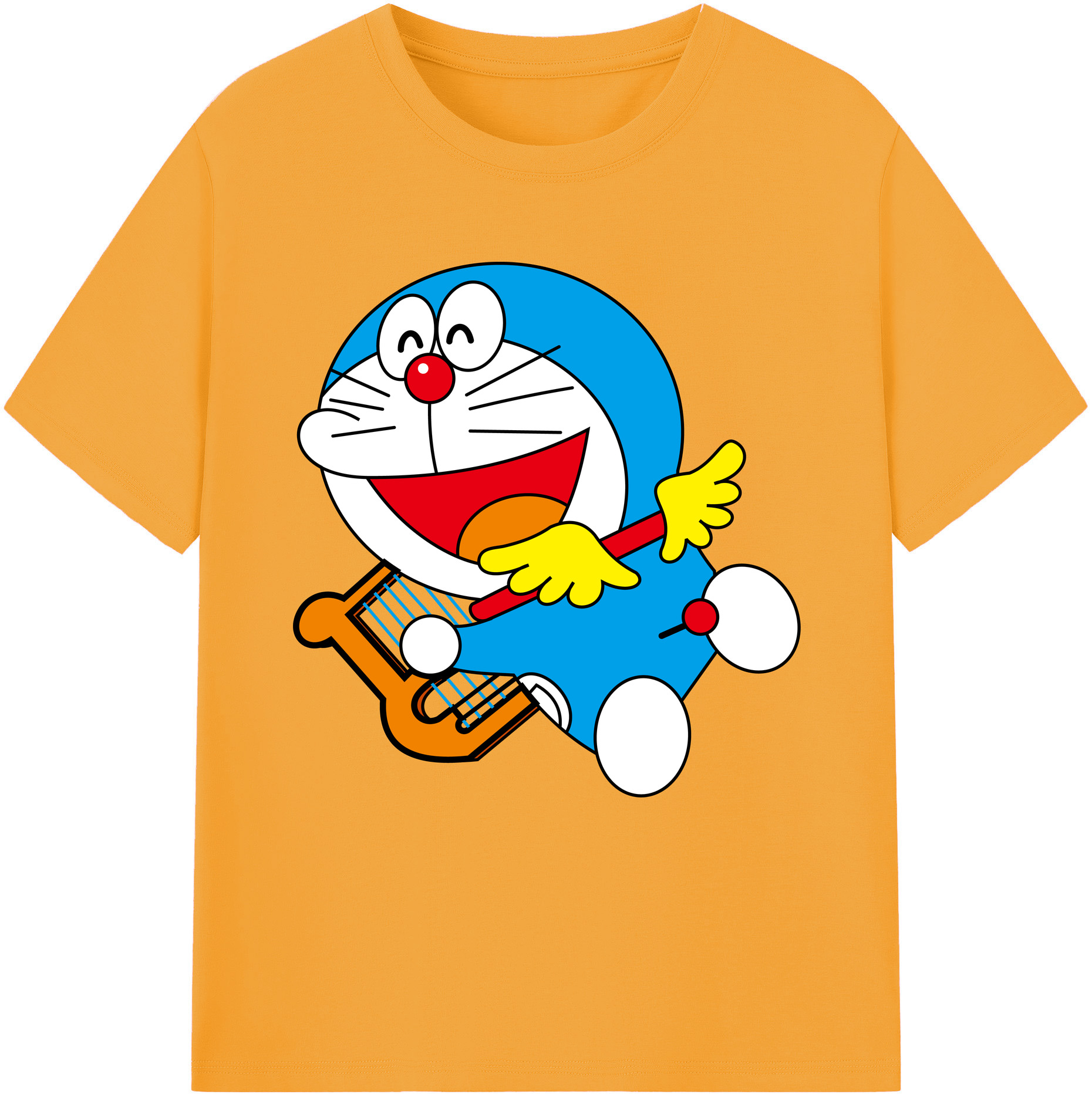 （画像用） ドラえもん Doraemon 綿100％半袖Tシャツ（フロントプリント）