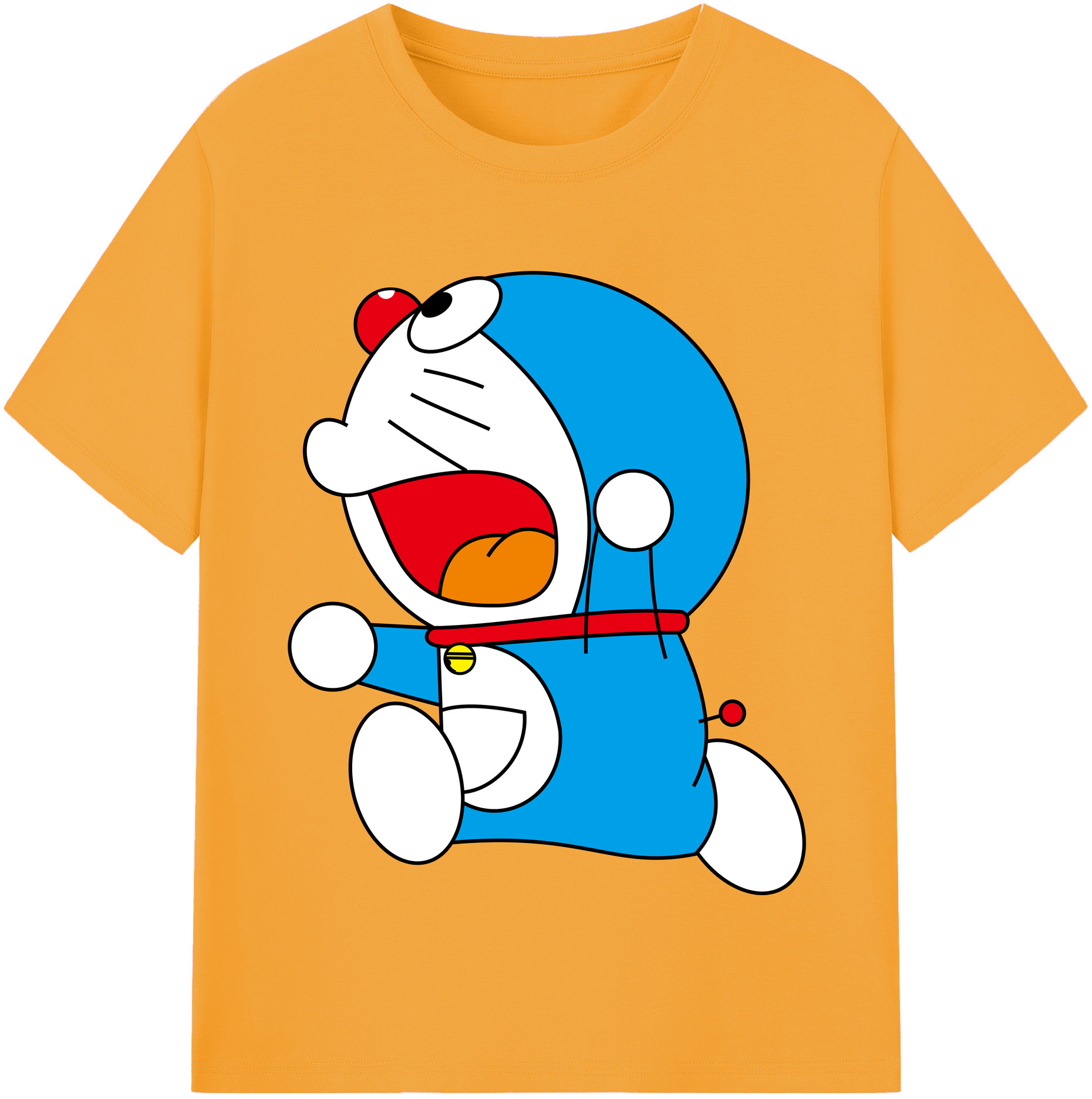 （画像用） ドラえもん Doraemon 綿100％半袖Tシャツ（フロントプリント）