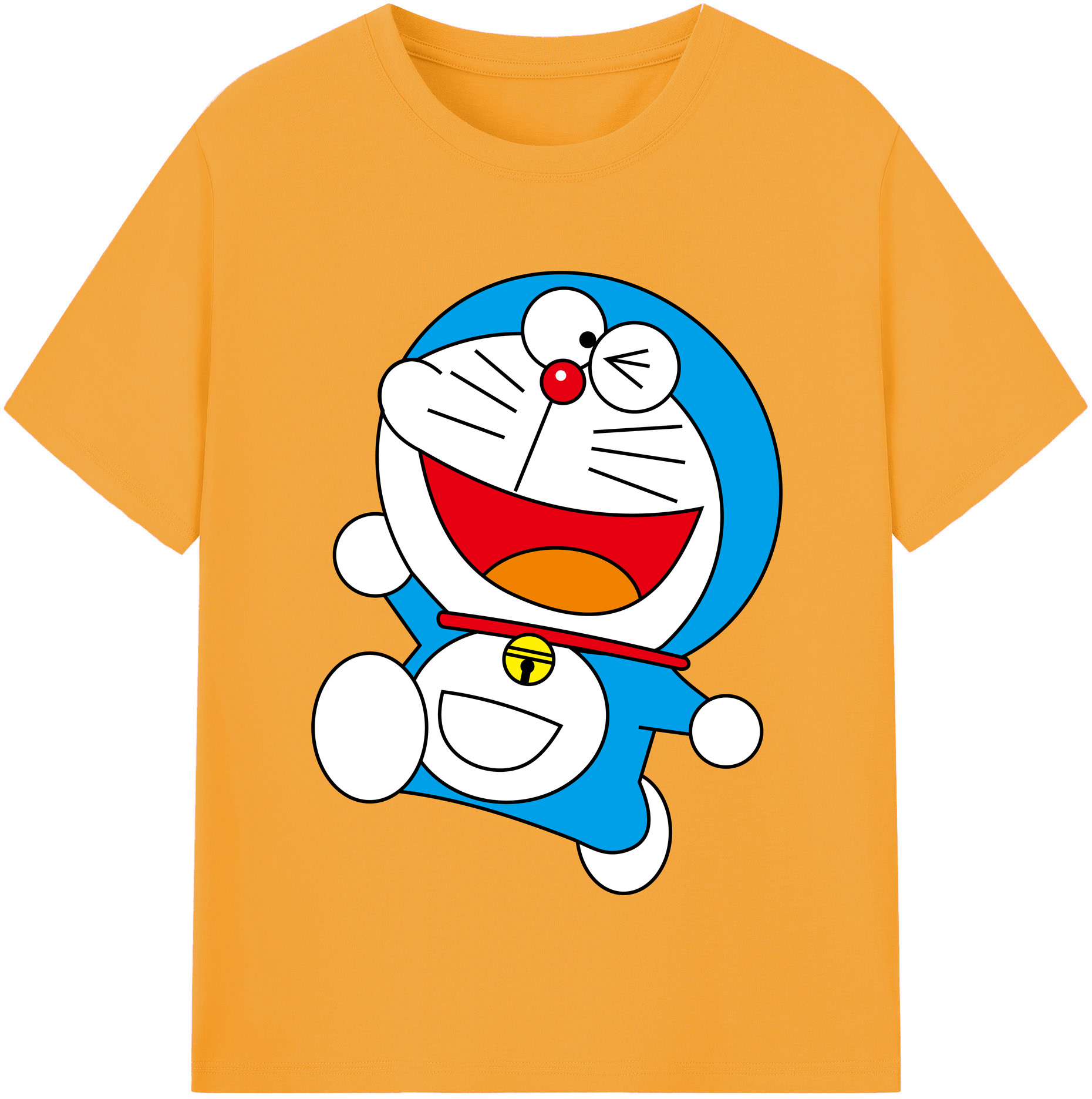 （画像用） ドラえもん Doraemon 綿100％半袖Tシャツ（フロントプリント）
