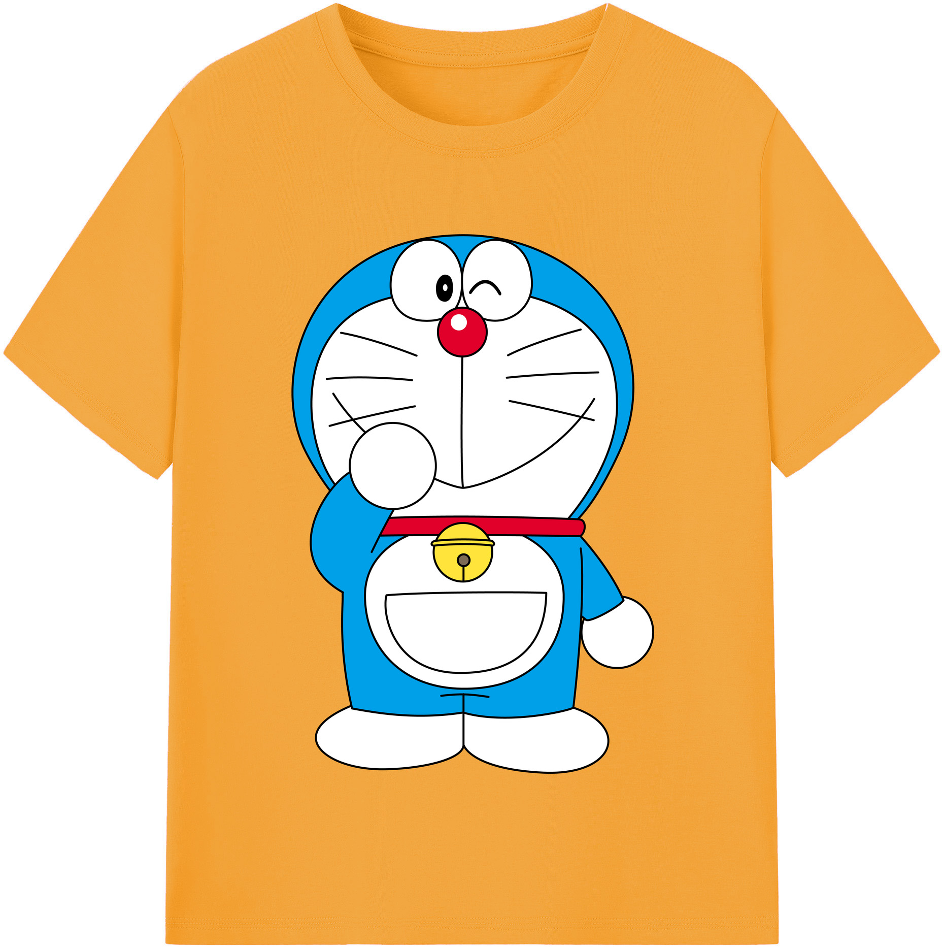 （画像用） ドラえもん Doraemon 綿100％半袖Tシャツ（フロントプリント）