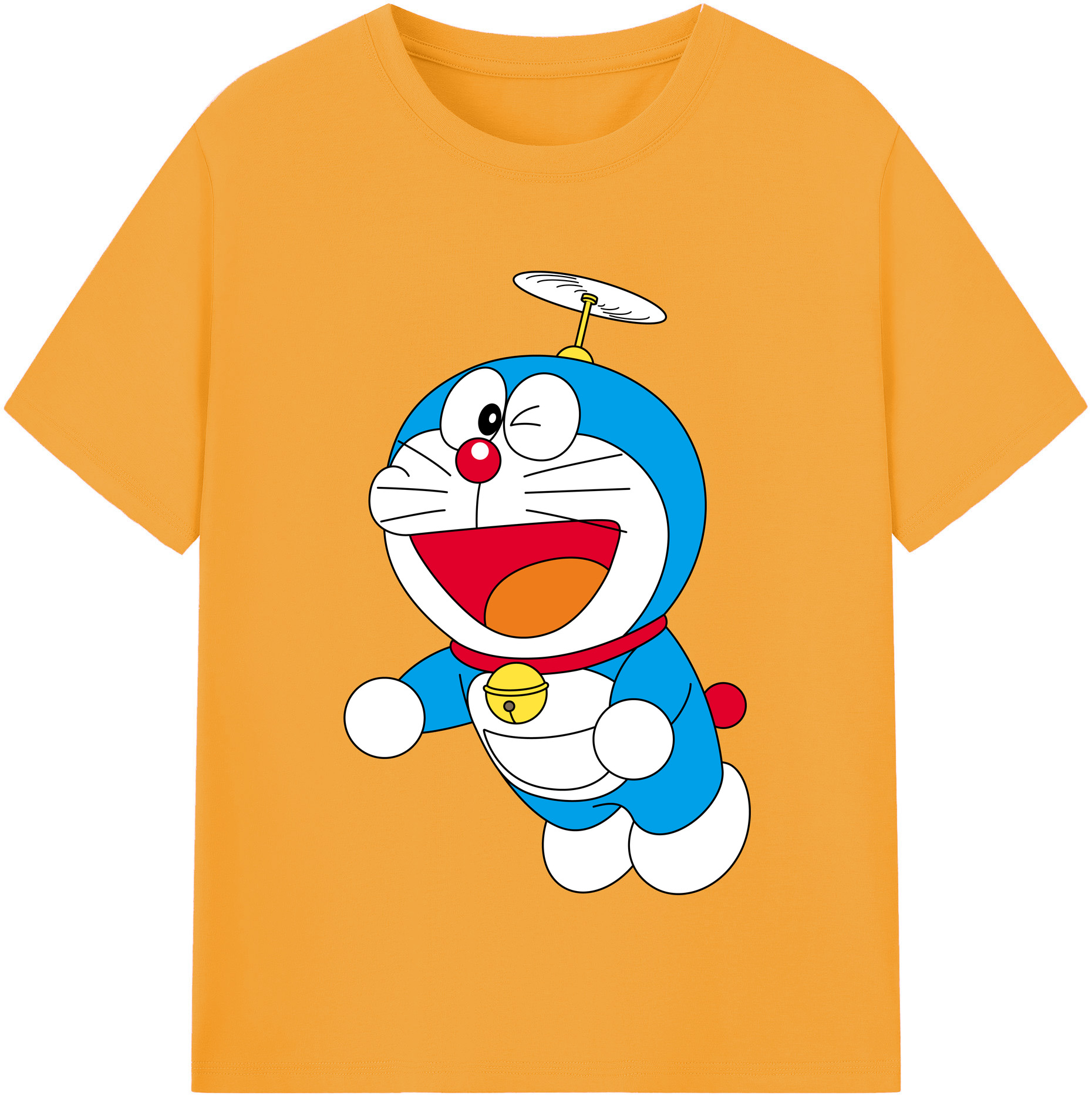 （画像用） ドラえもん Doraemon 綿100％半袖Tシャツ（フロントプリント）